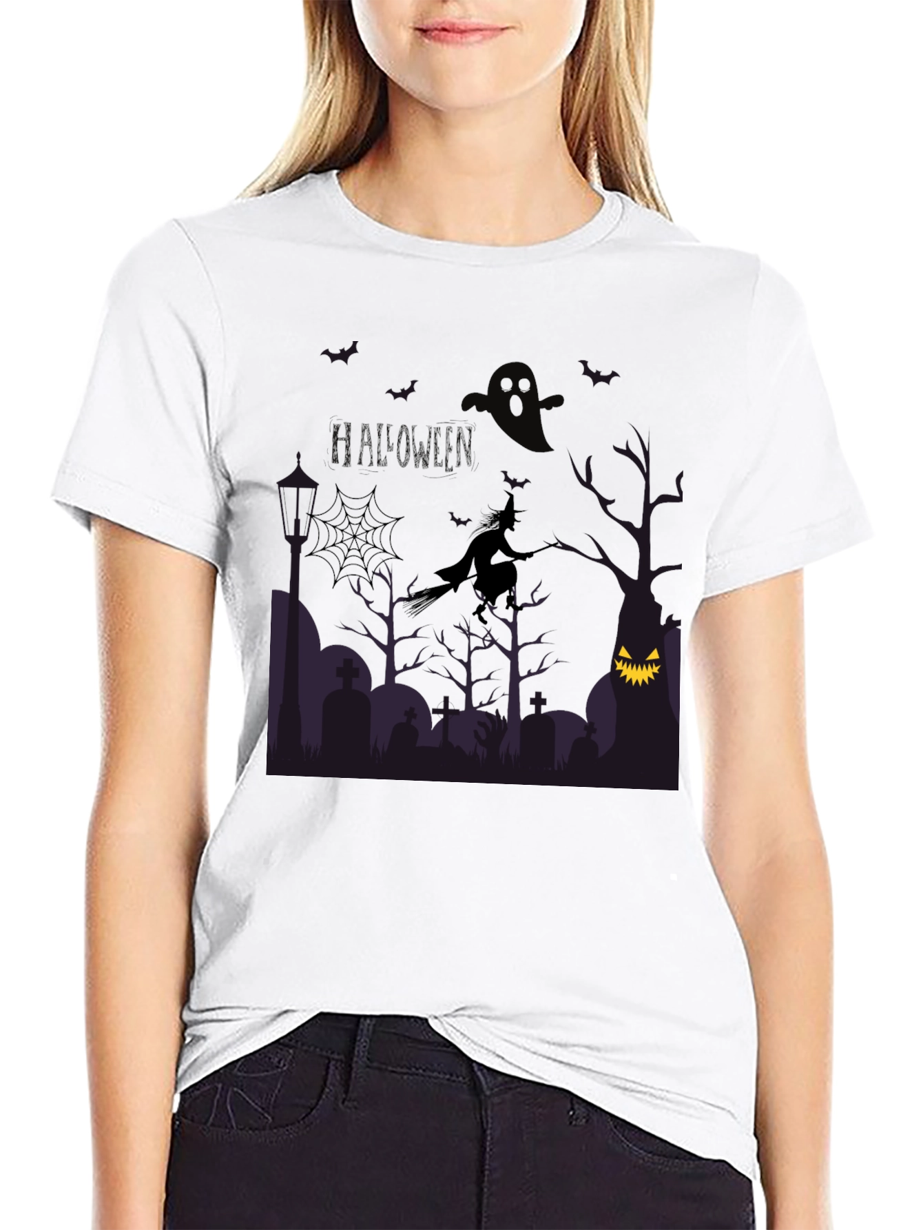 Halloween Witch T-Shirt - Spooky Season Apparel