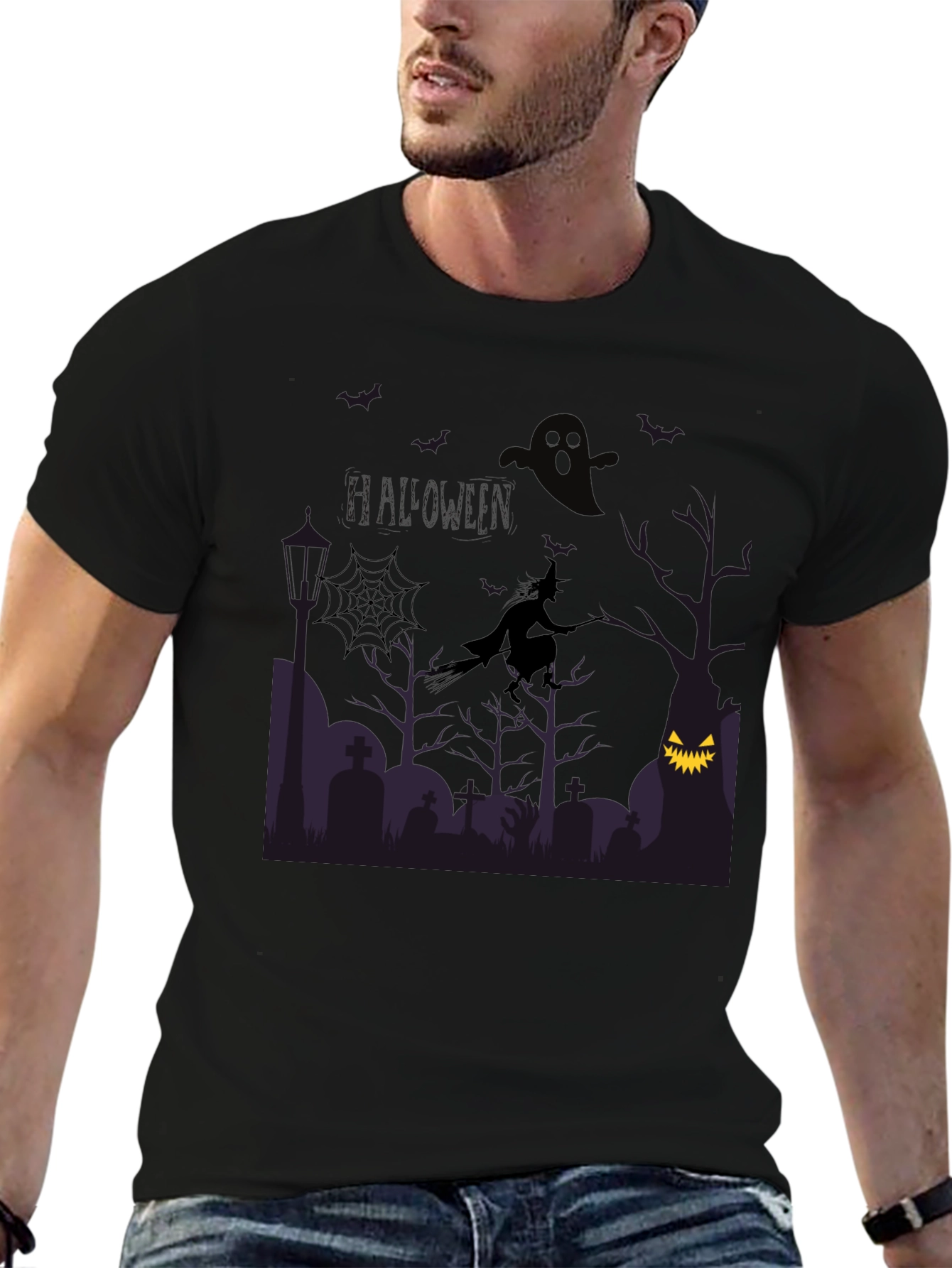 Halloween Witch T-Shirt - Spooky Season Apparel