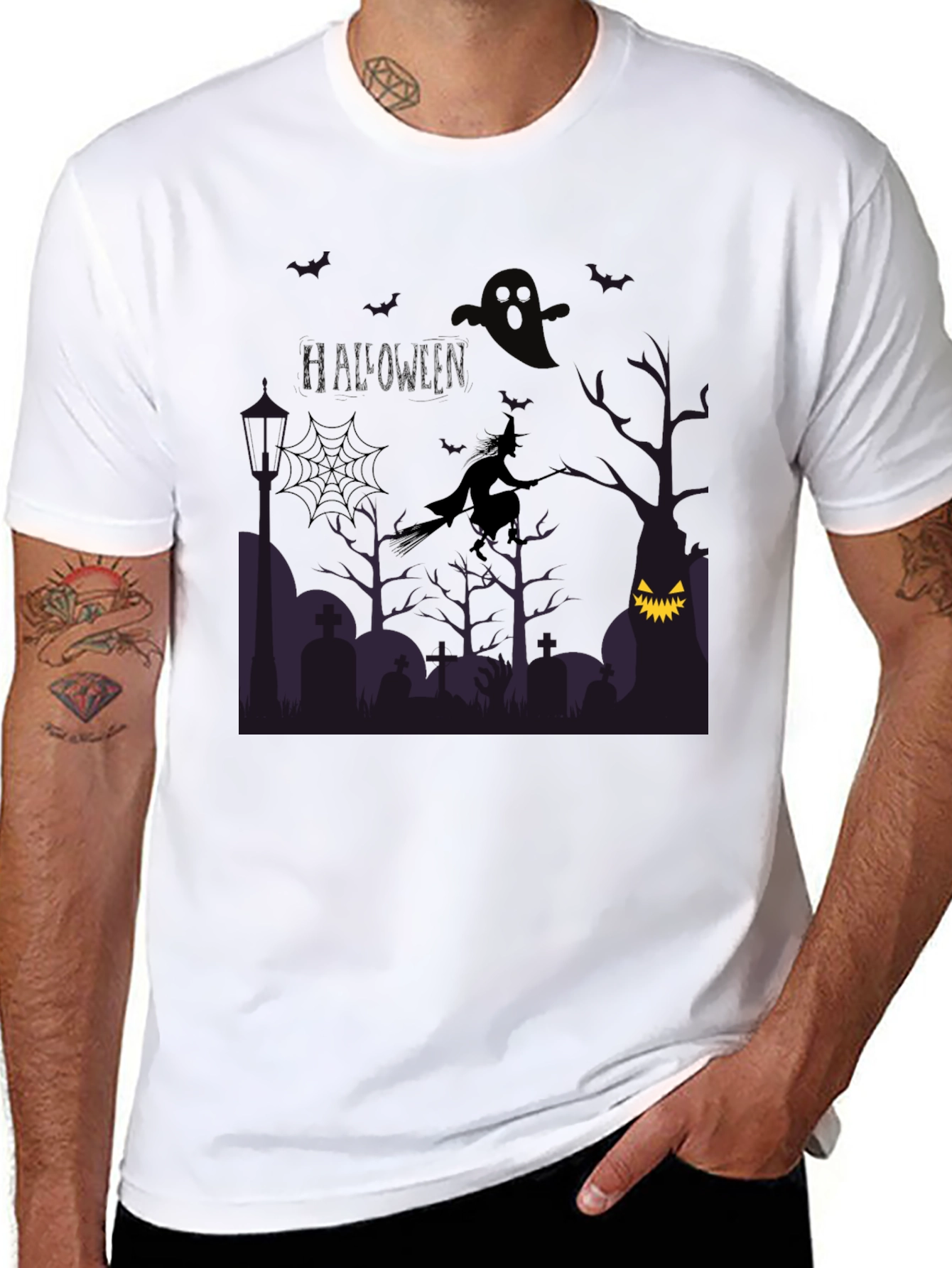 Halloween Witch T-Shirt - Spooky Season Apparel