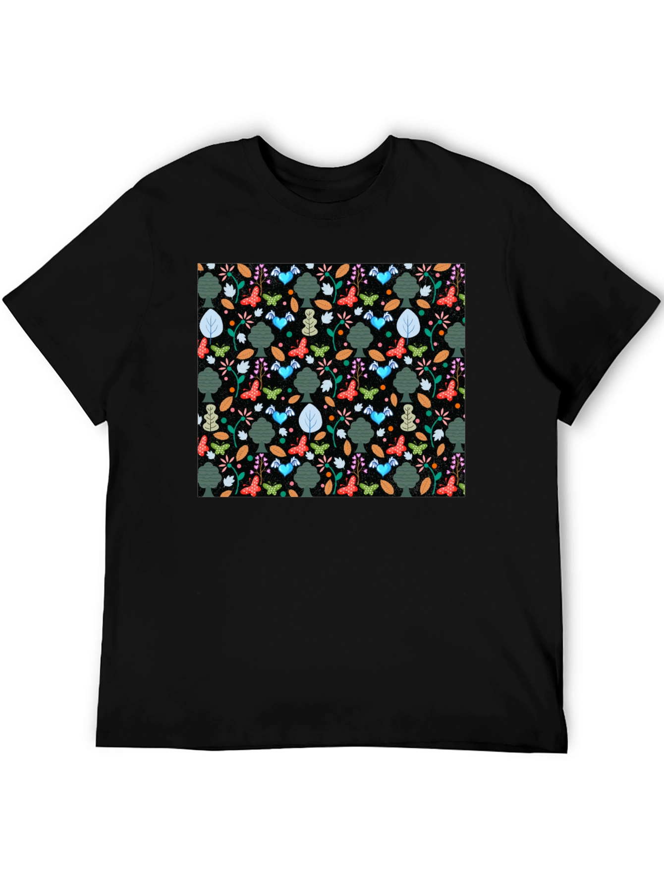 Natures Whimsy Tee - Butterfly & Tree Print