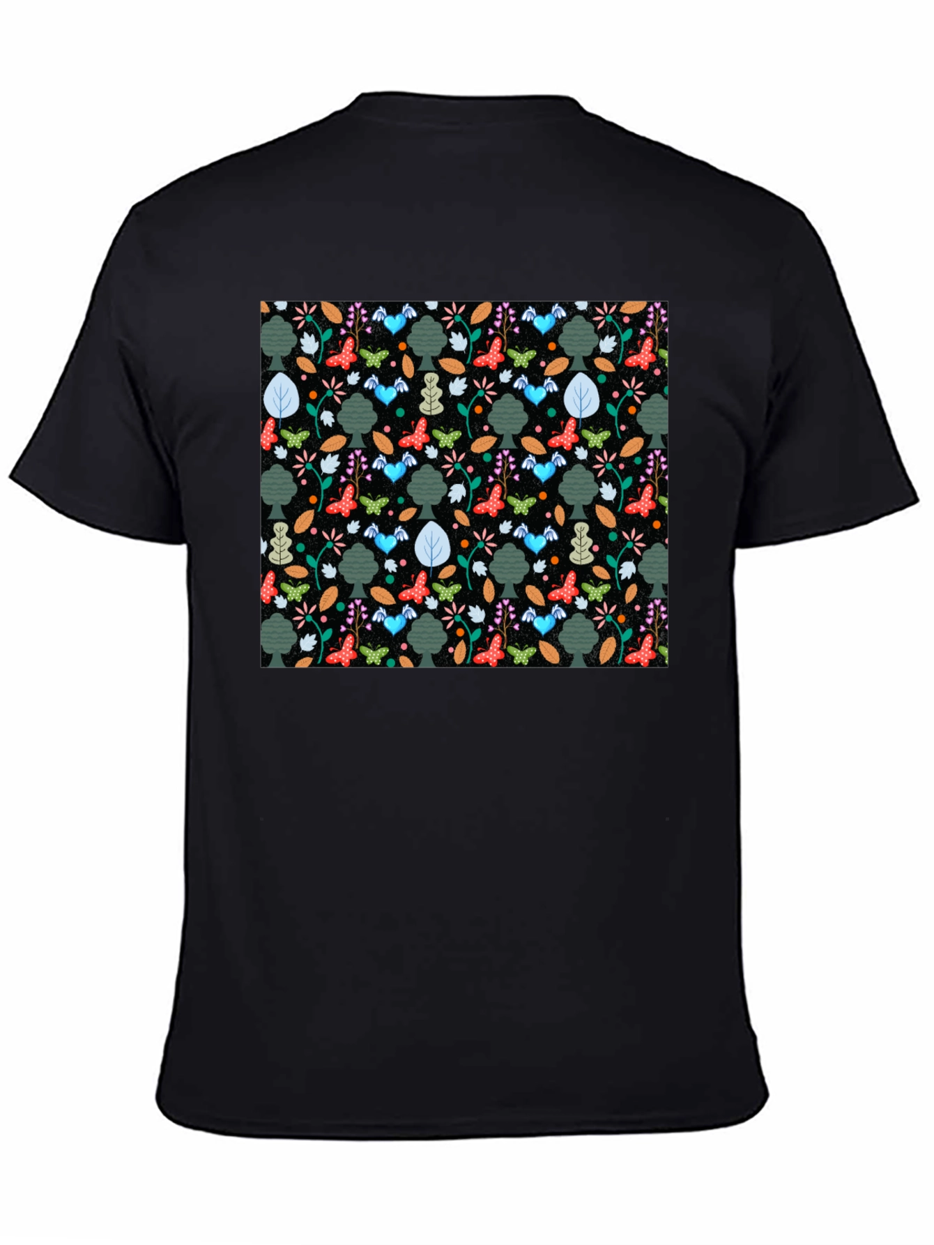 Natures Whimsy Tee - Butterfly & Tree Print
