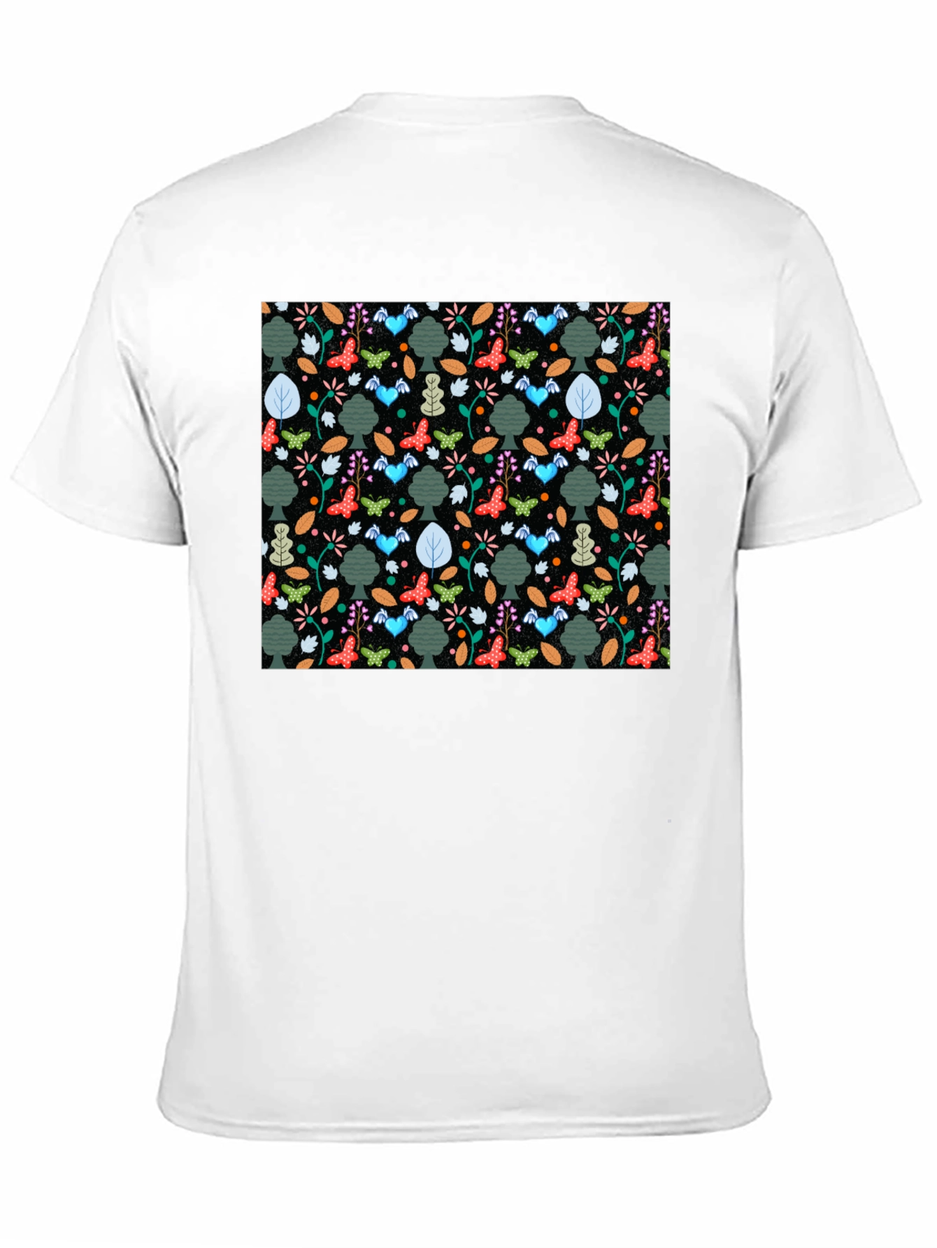 Natures Whimsy Tee - Butterfly & Tree Print