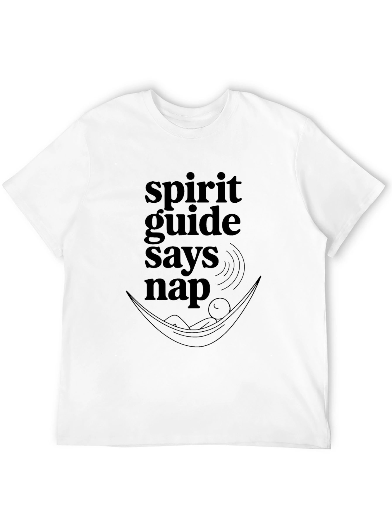Spirit Guide Says Nap Black T-Shirt