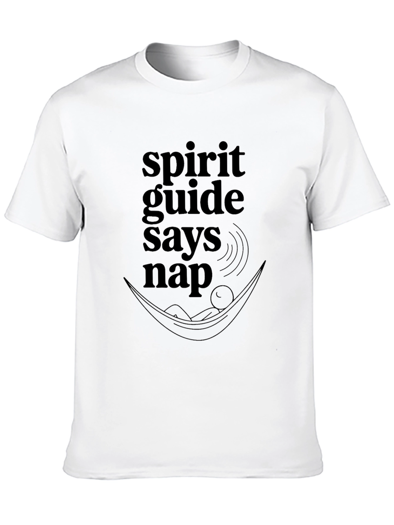 Spirit Guide Says Nap Black T-Shirt