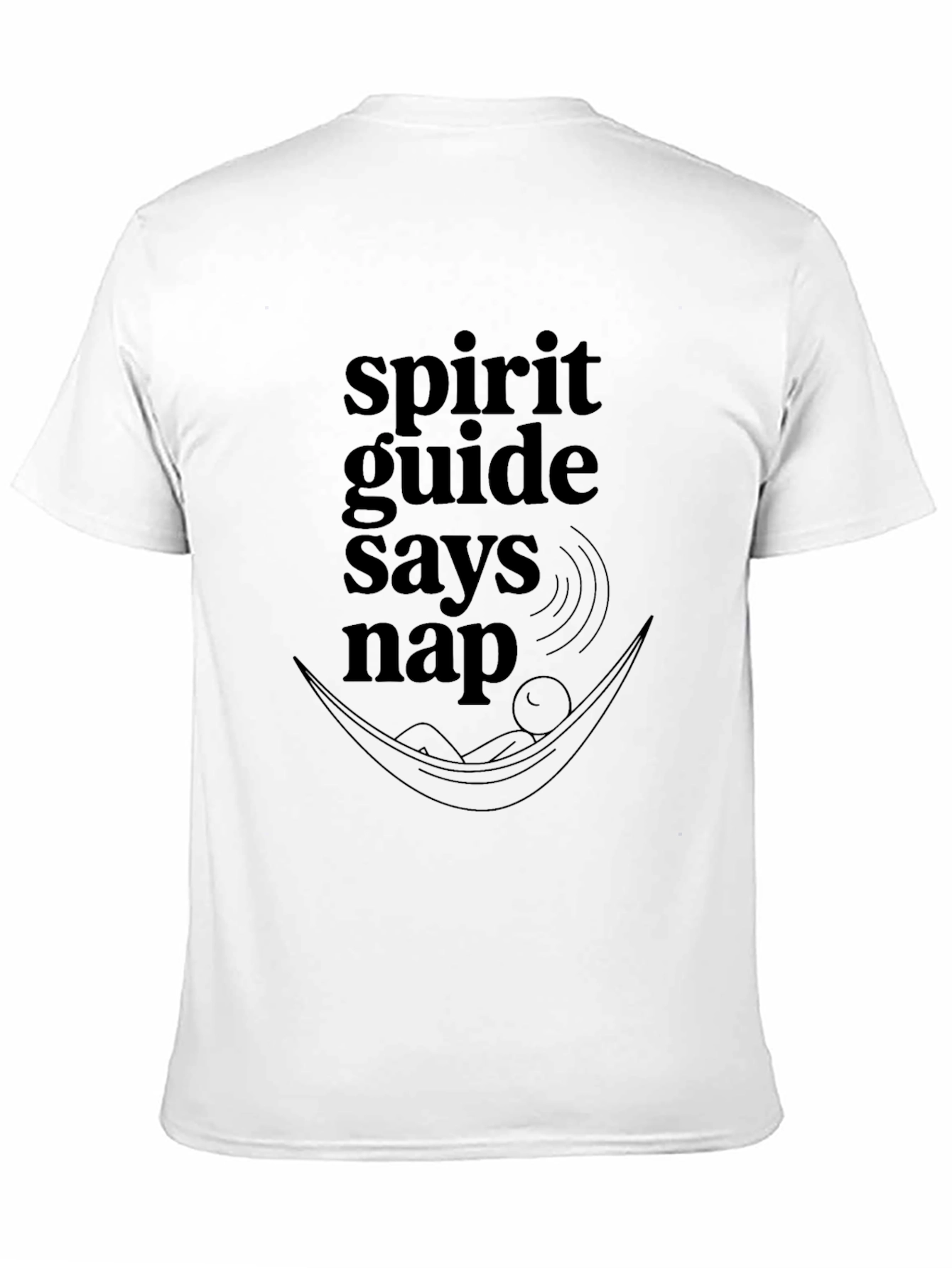 Spirit Guide Says Nap Black T-Shirt