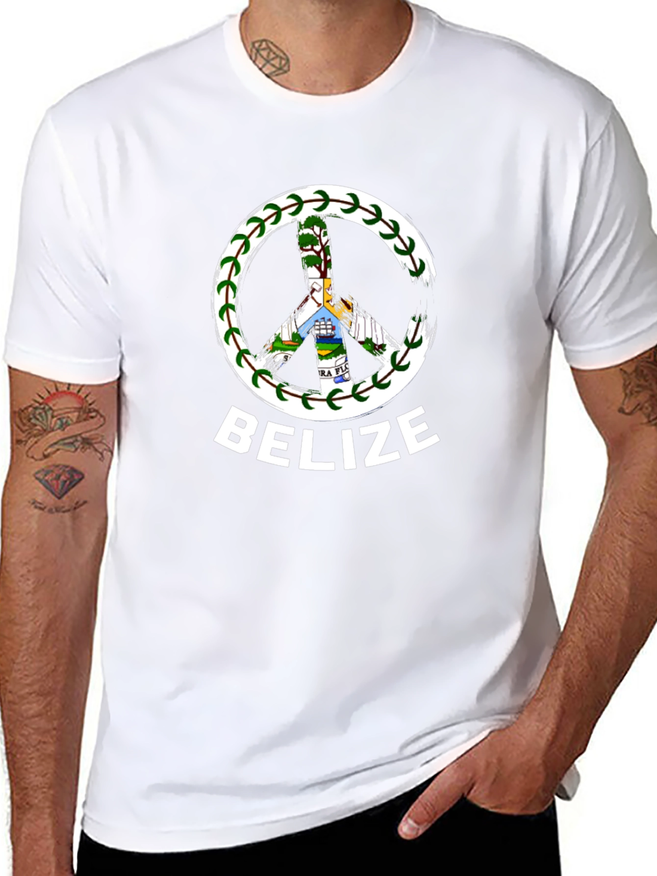 Belize Peace Sign T-Shirt