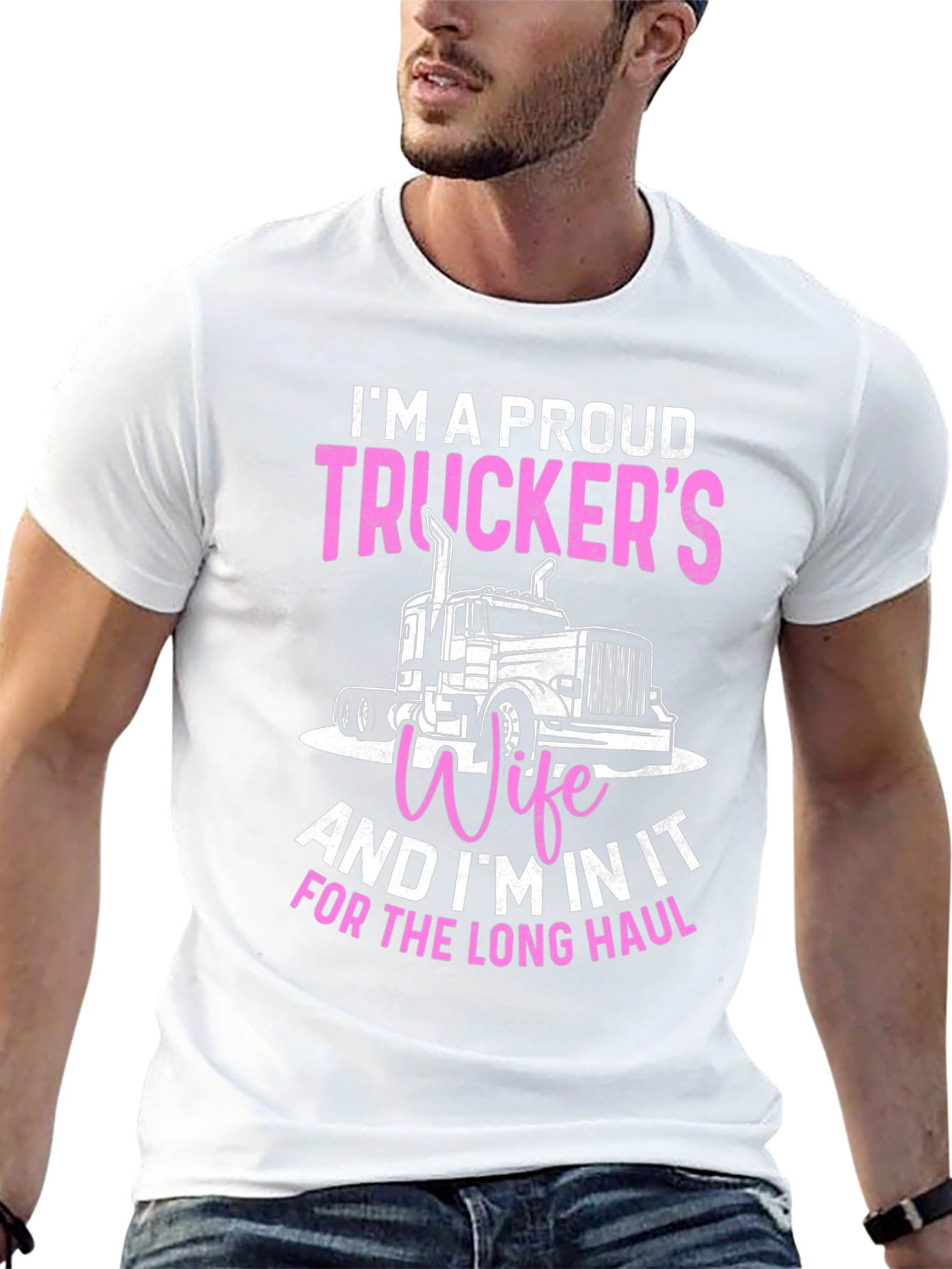 Proud Truckers Wife Graphic Tee