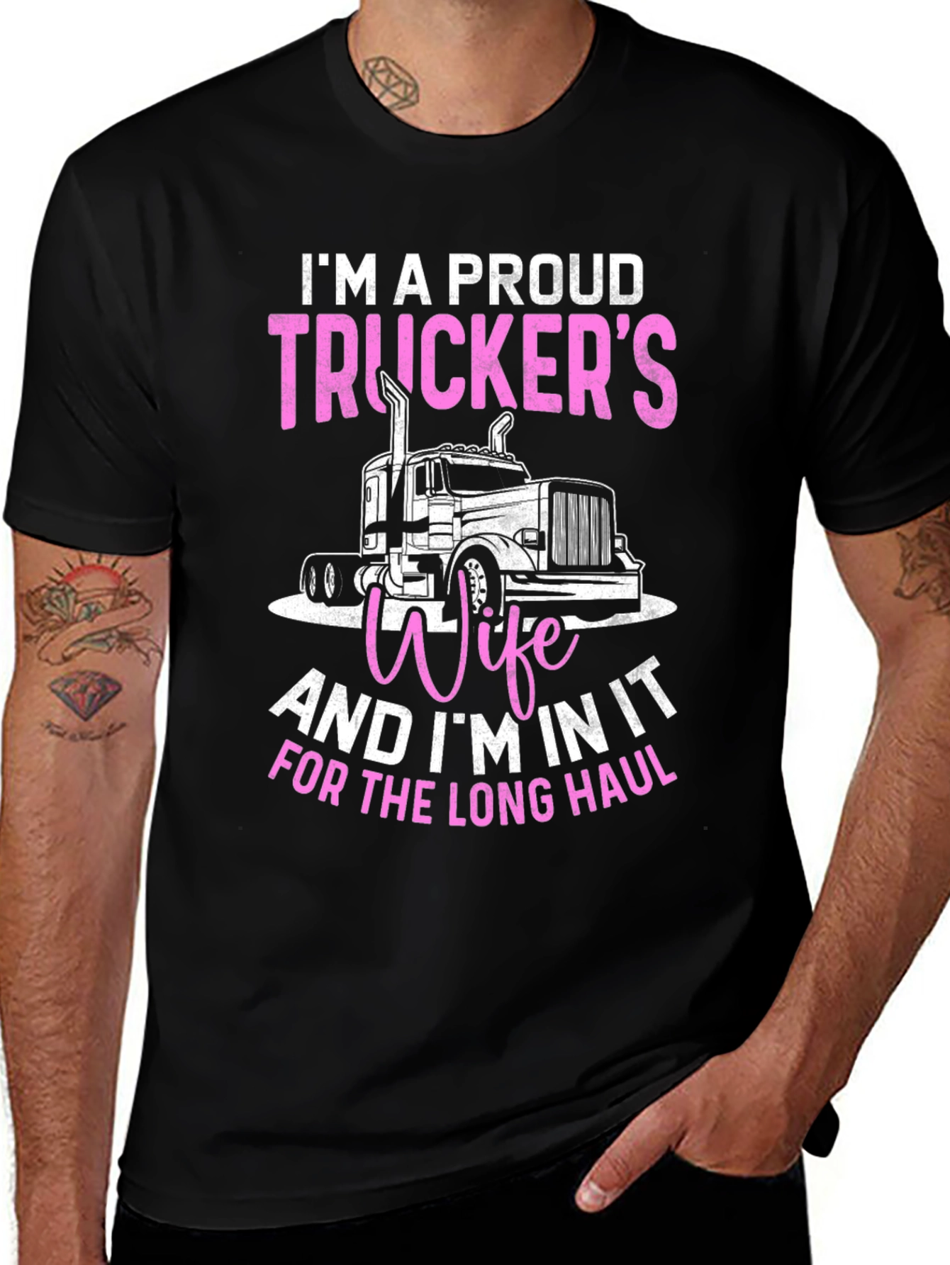 Proud Truckers Wife Graphic Tee