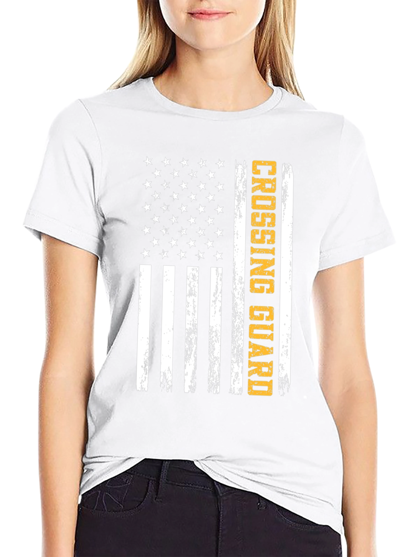 Crossing Guard Patriotic T-Shirt