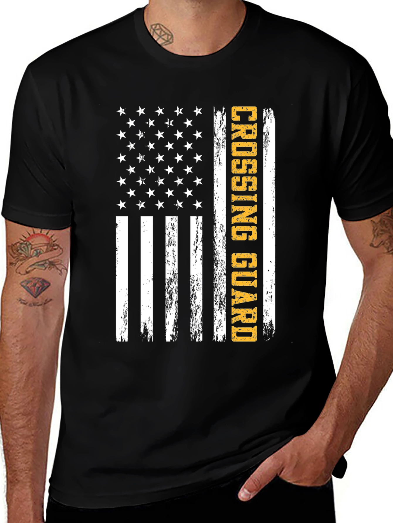 Crossing Guard Patriotic T-Shirt