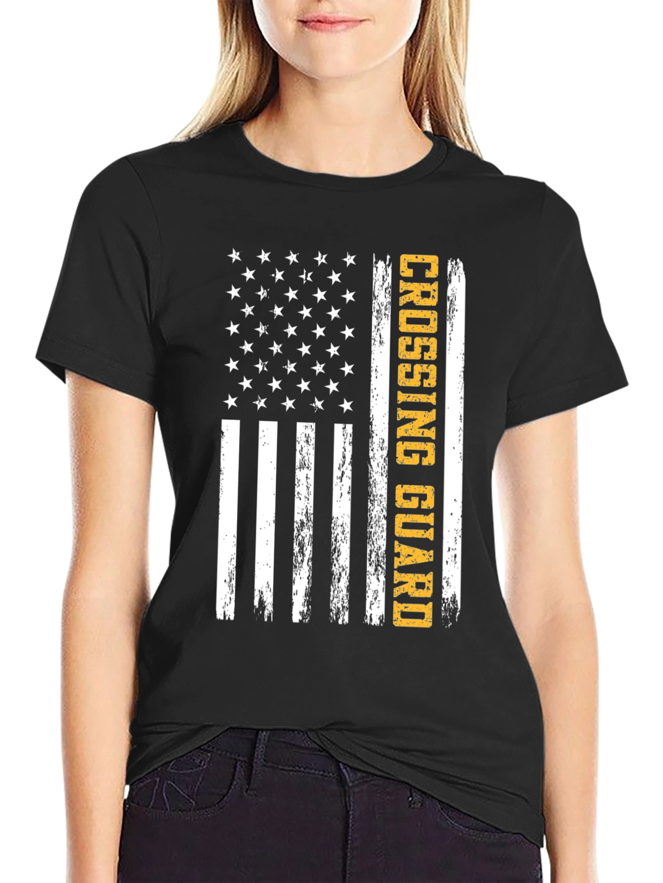 Crossing Guard Patriotic T-Shirt