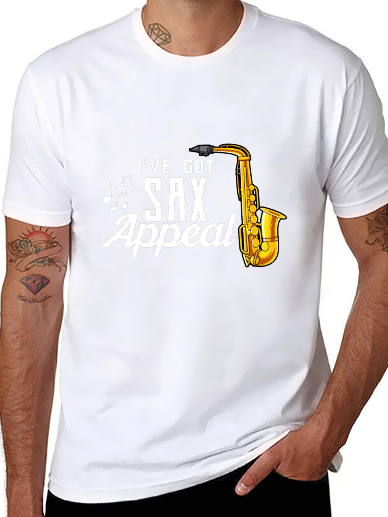 Ive Got Sax Appeal Black T-Shirt