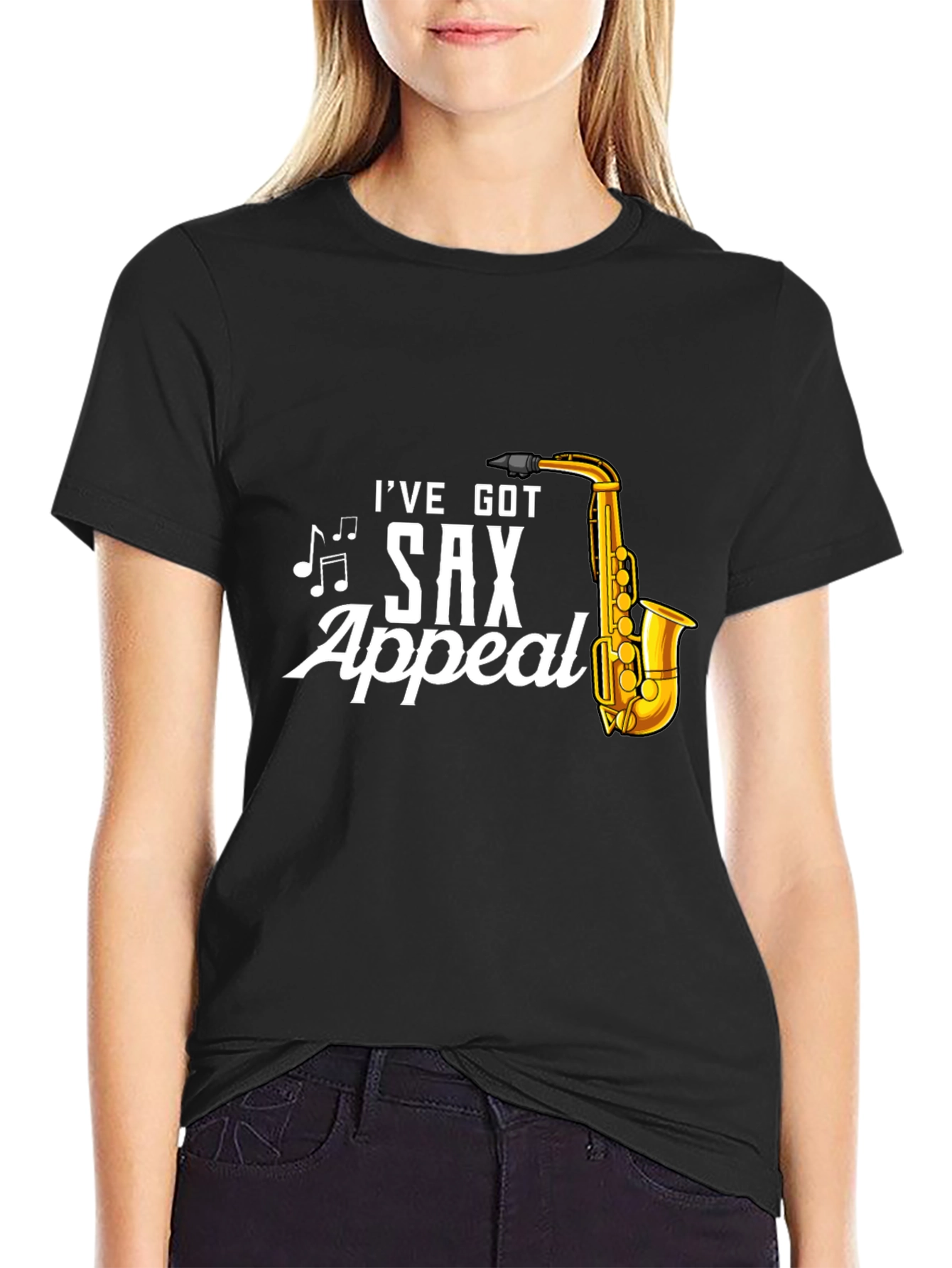 Ive Got Sax Appeal Black T-Shirt