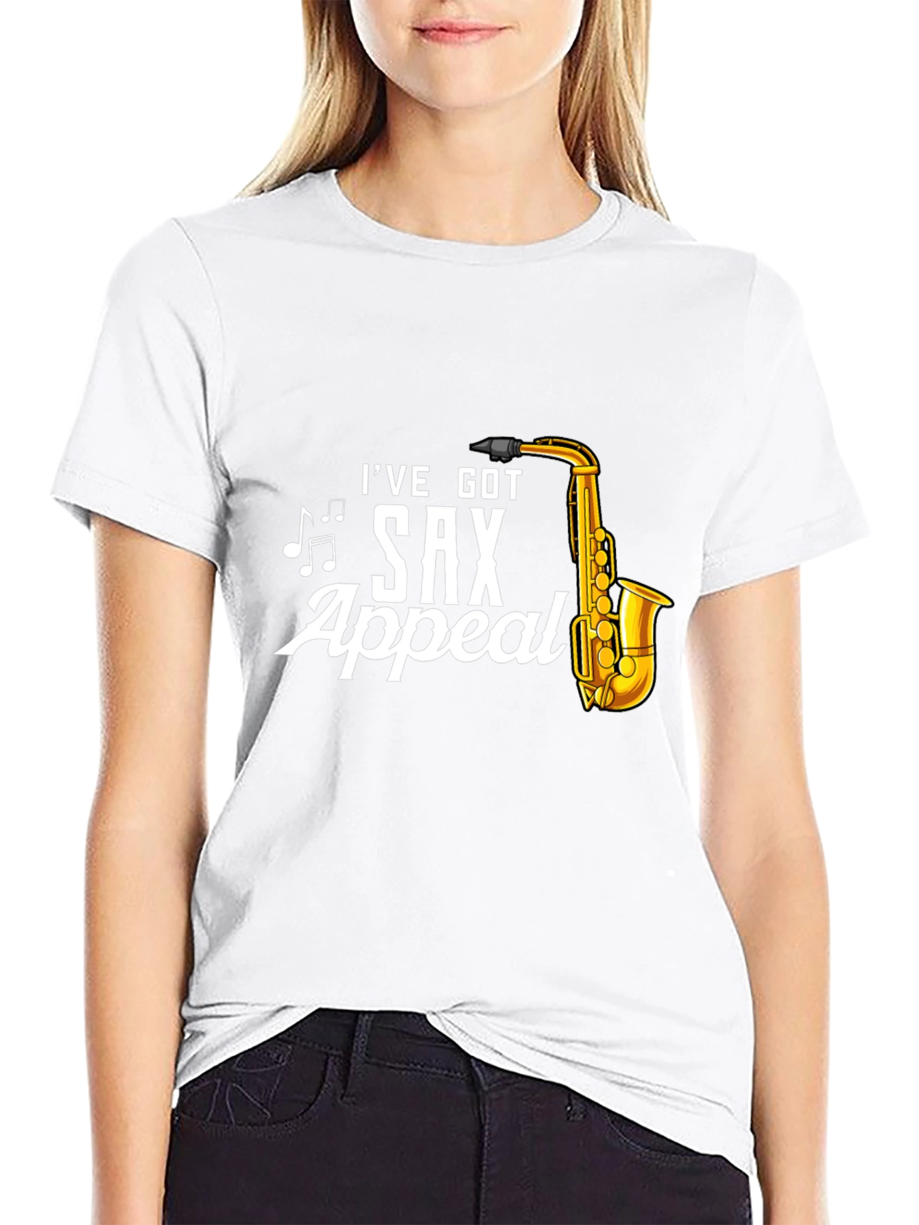 Ive Got Sax Appeal Black T-Shirt