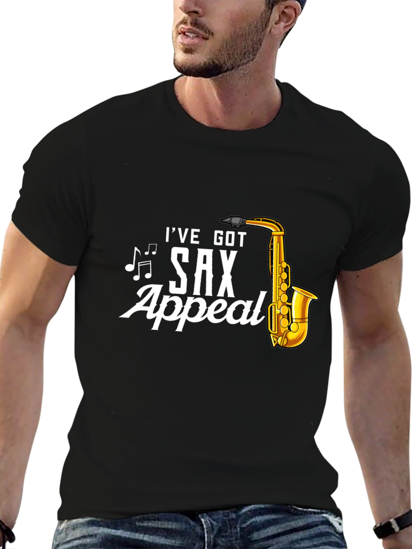 Ive Got Sax Appeal Black T-Shirt