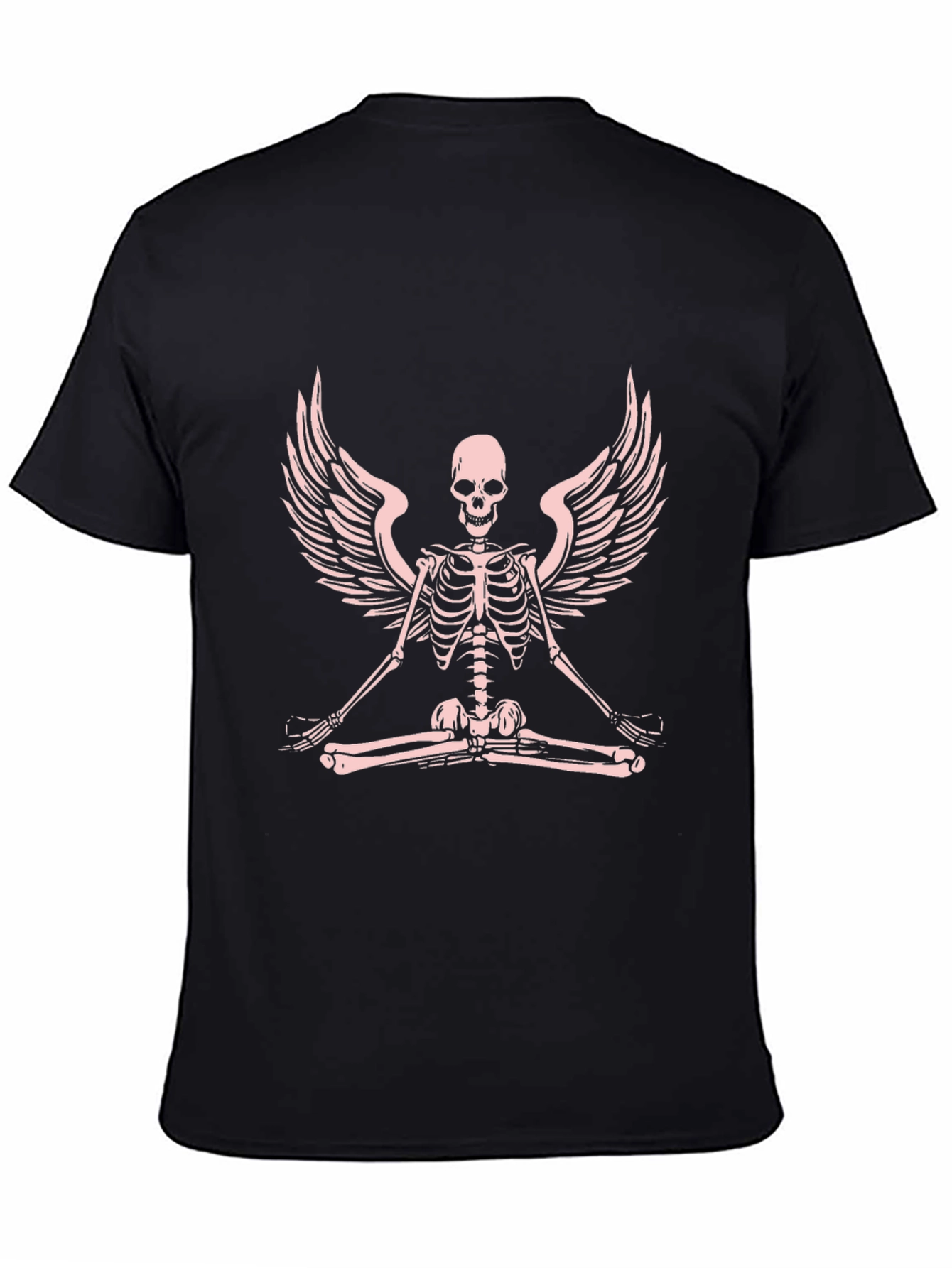 Skeleton Angel Meditation Graphic Tee