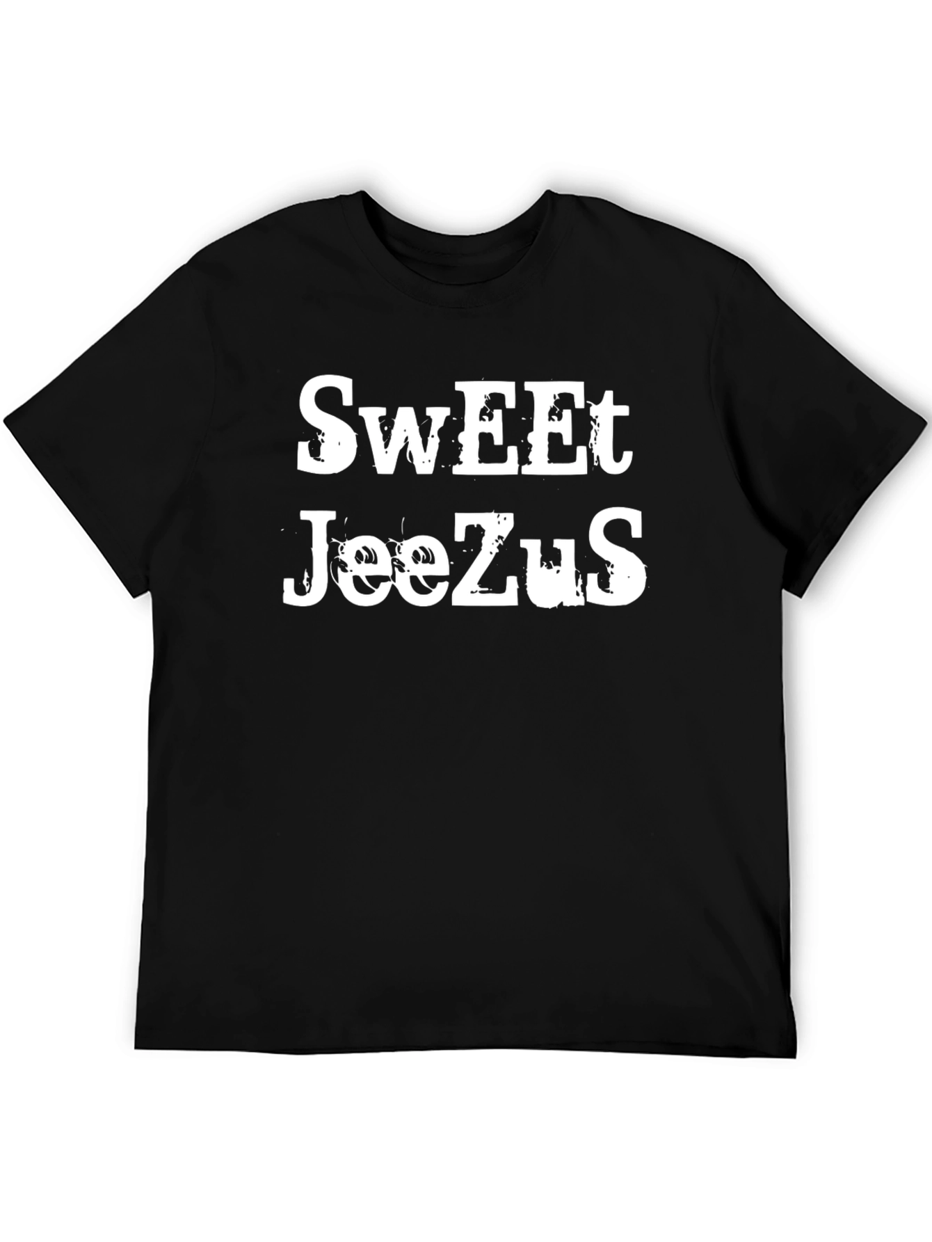 Sweet Jeezus Graphic Tee - Black Cotton T-Shirt