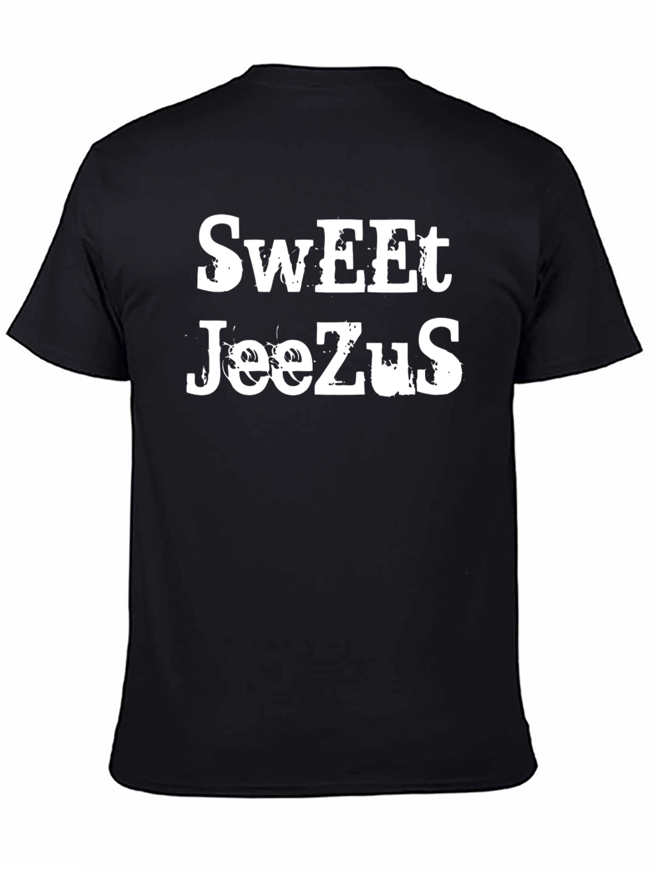 Sweet Jeezus Graphic Tee - Black Cotton T-Shirt