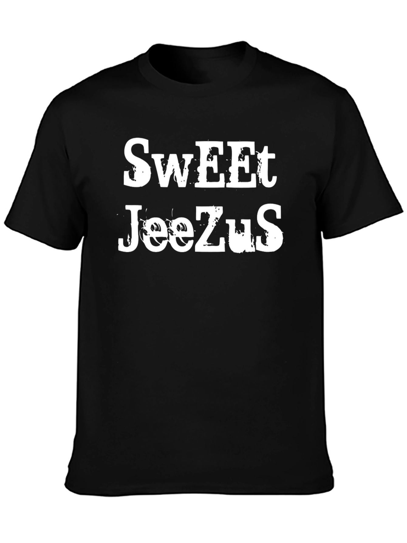 Sweet Jeezus Graphic Tee - Black Cotton T-Shirt