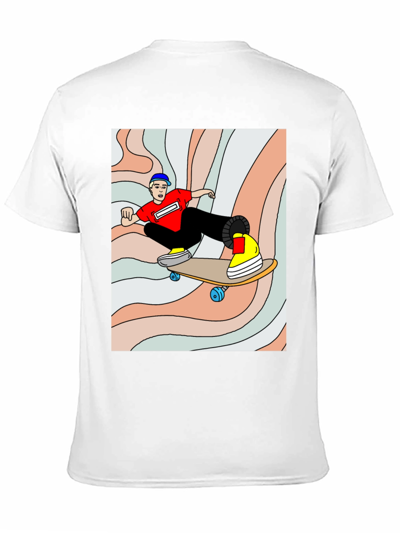 Skater Graphic Tee - Cool Black Shirt