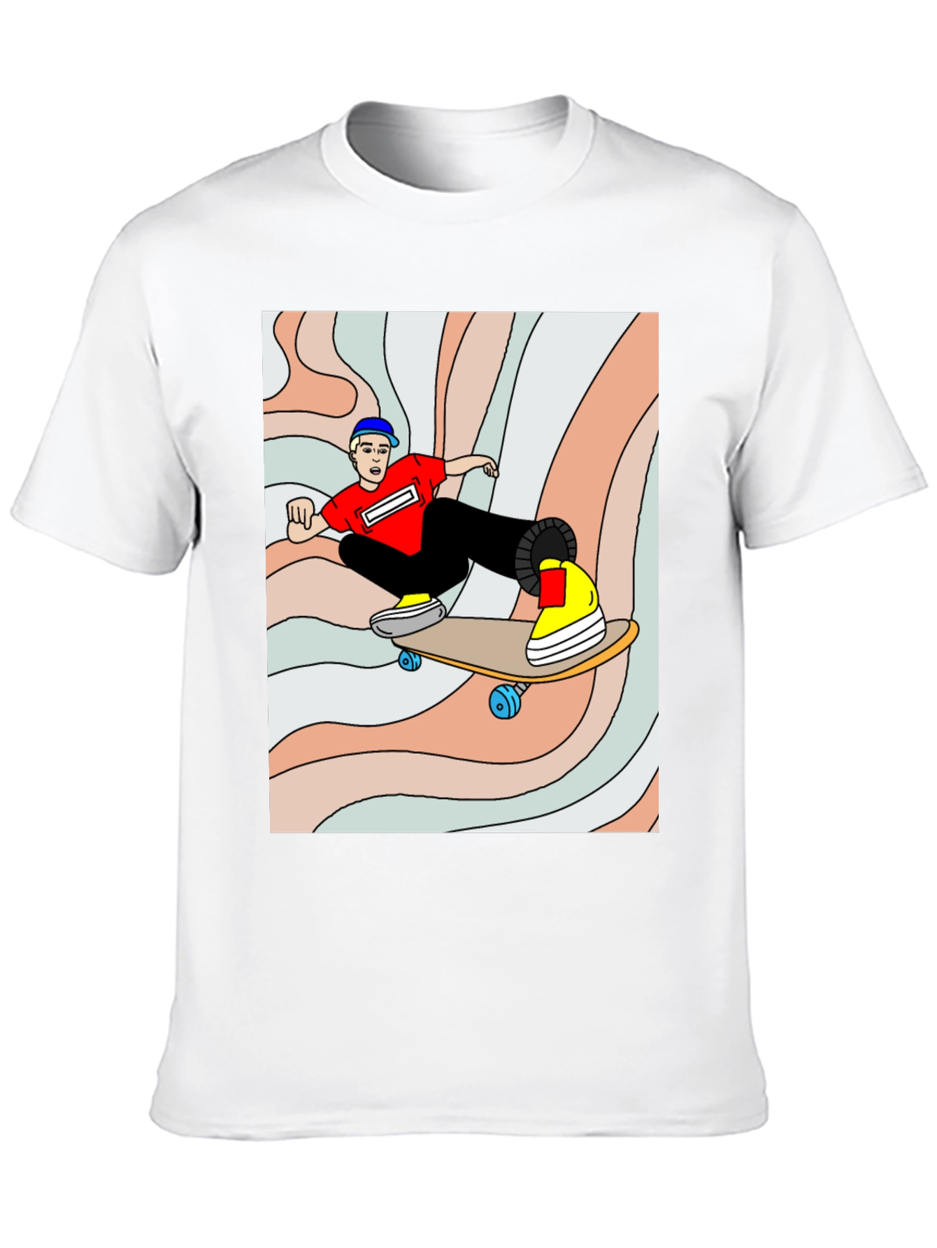 Skater Graphic Tee - Cool Black Shirt