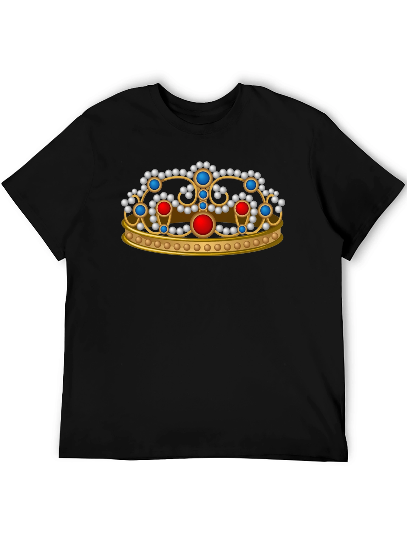 Royal Crown Graphic T-Shirt - Black
