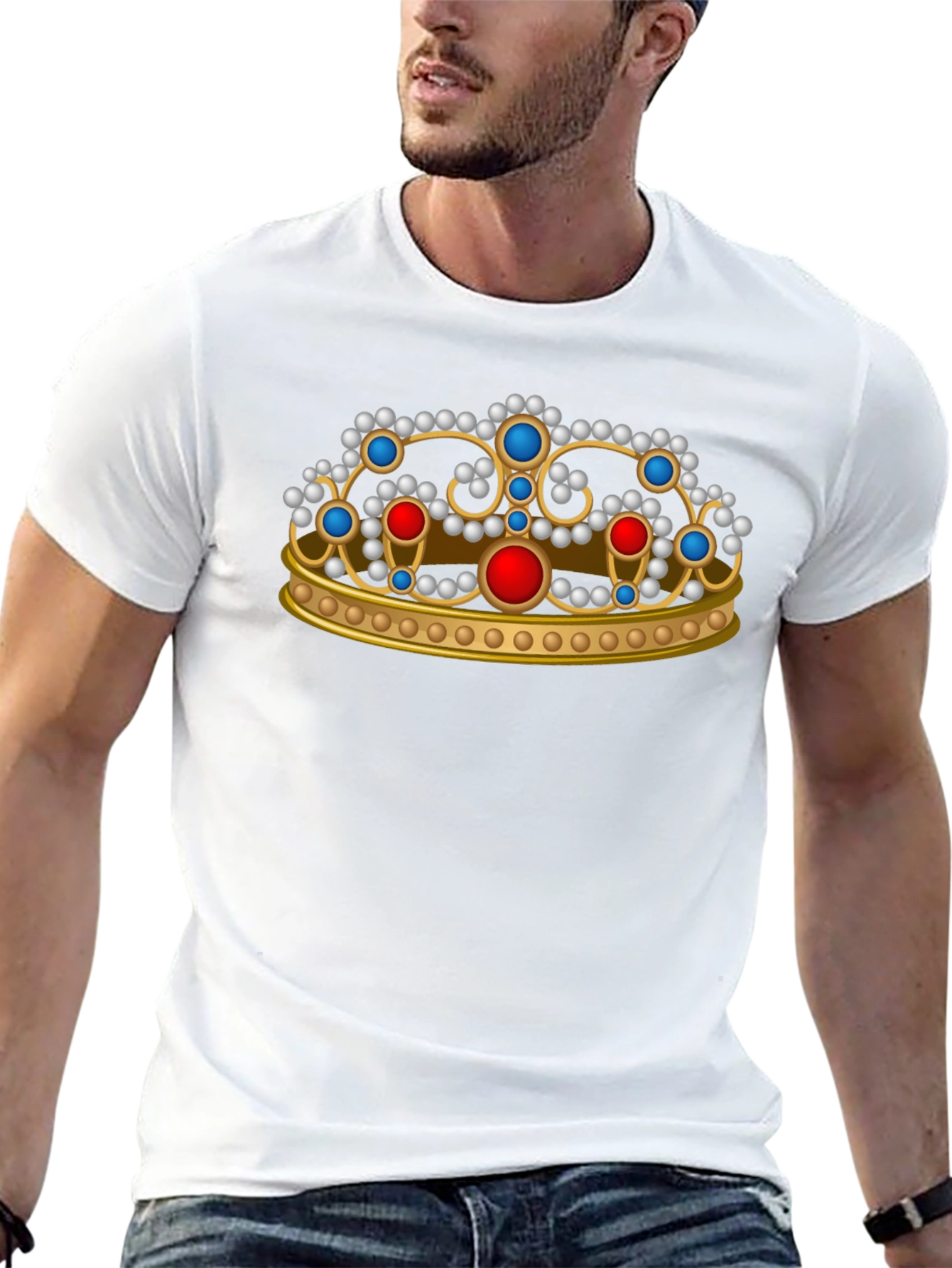 Royal Crown Graphic T-Shirt - Black