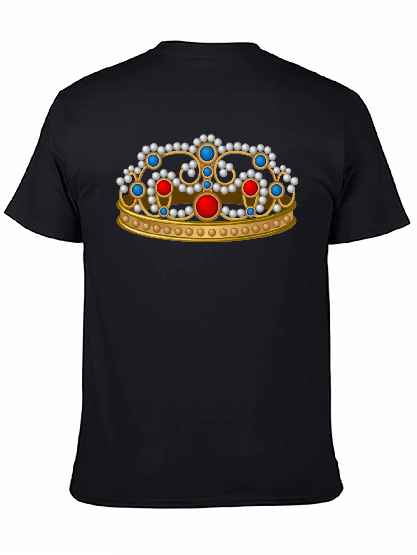 Royal Crown Graphic T-Shirt - Black