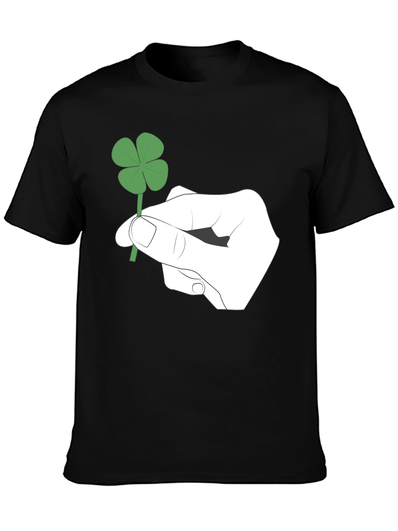 Lucky Four-Leaf Clover Graphic Tee