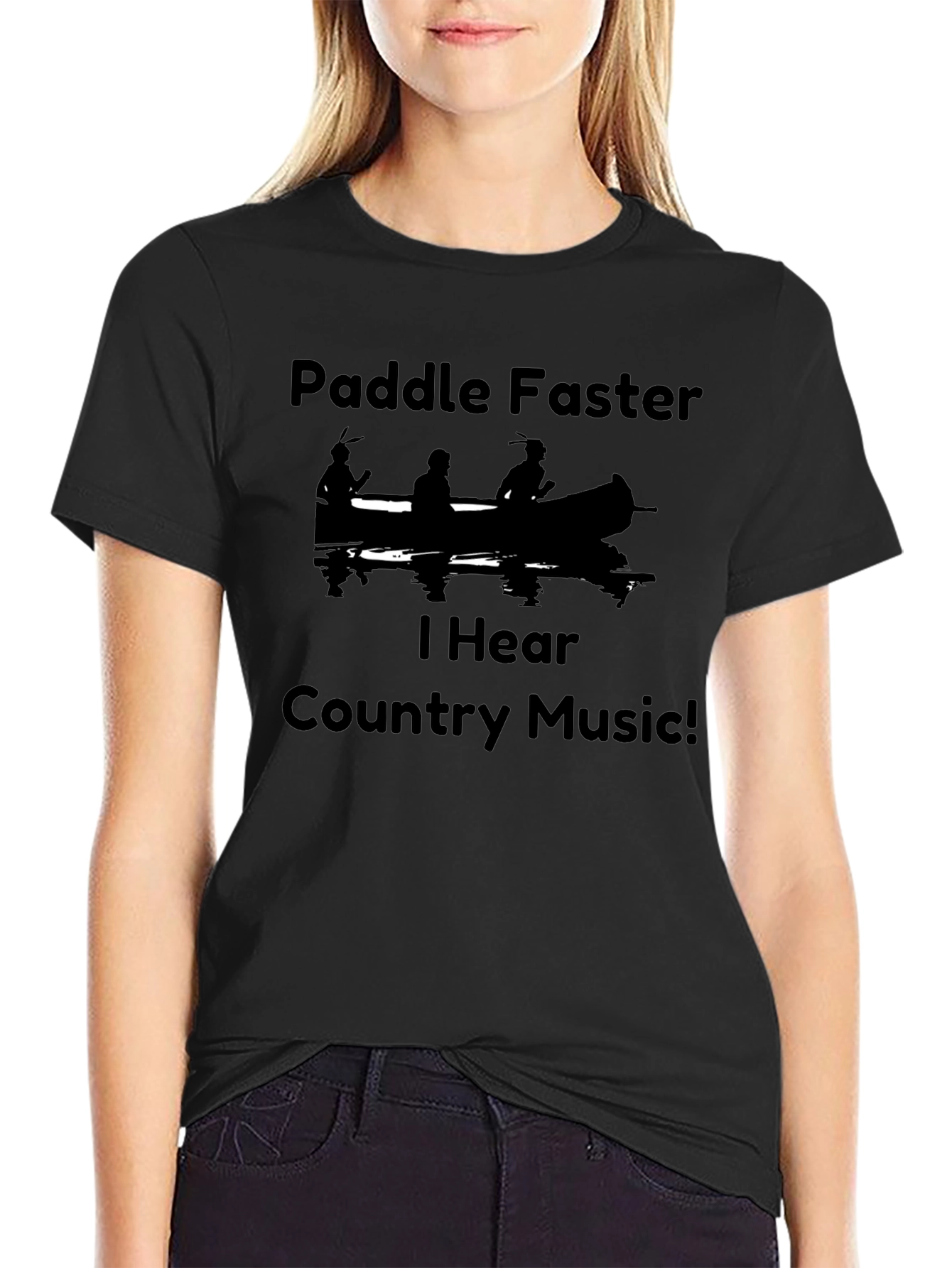 Paddle Faster T-Shirt - Country Music Humor Tee
