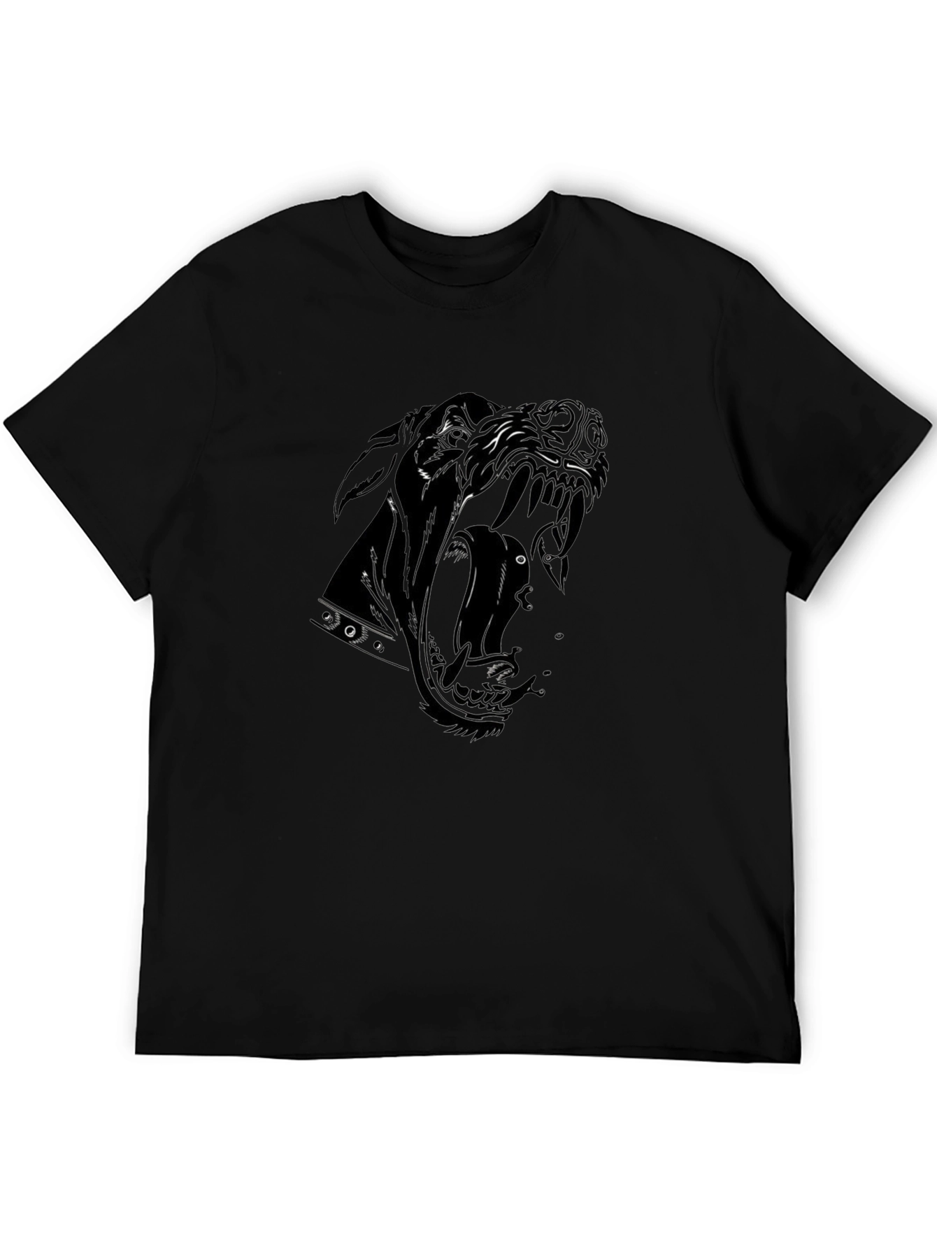 Black Panther Graphic Tee - Mens Fashion