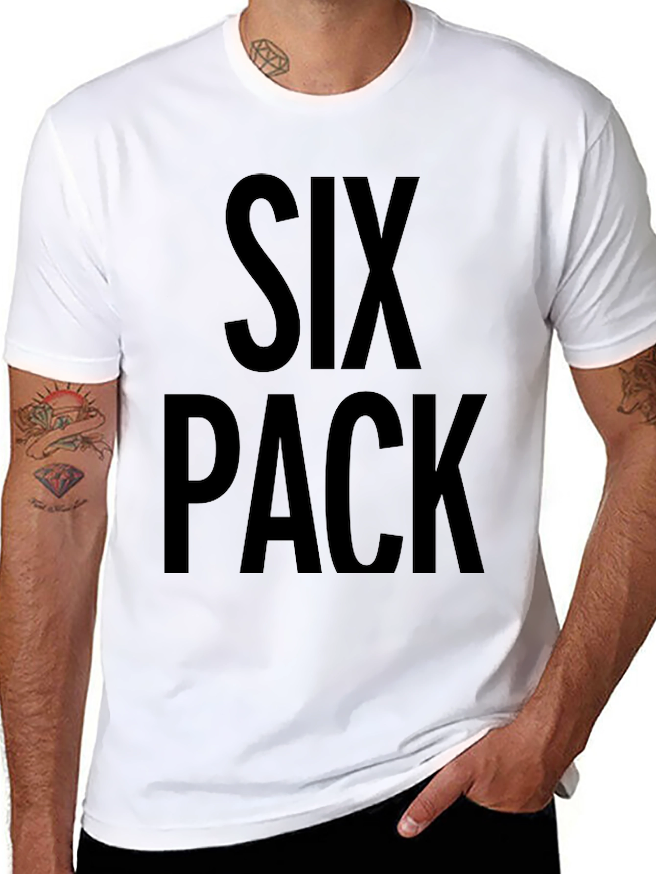 Six Pack Graphic Tee - Black T-Shirt