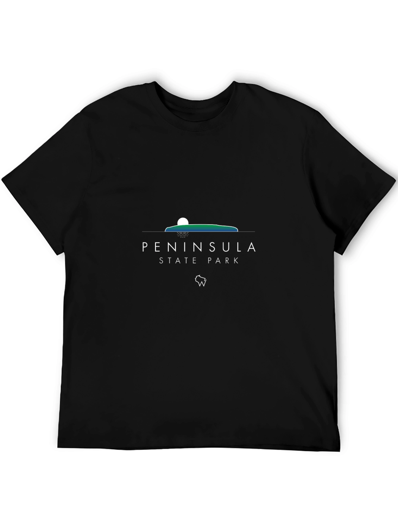 Peninsula State Park Black T-Shirt