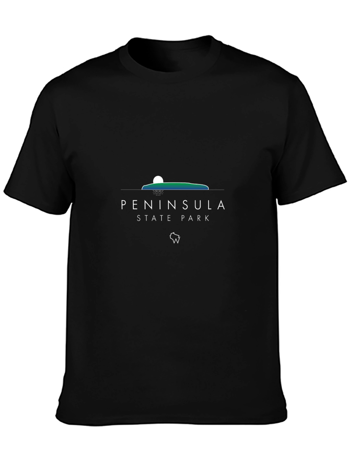 Peninsula State Park Black T-Shirt