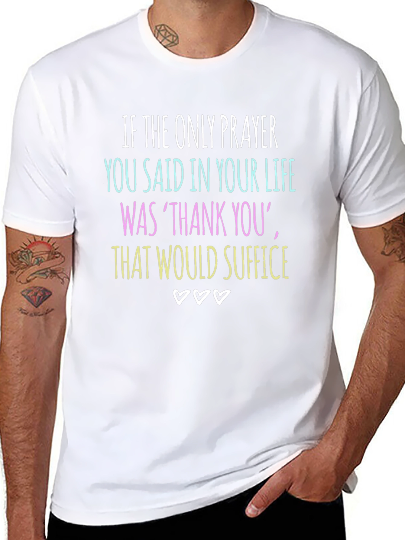 Thank You Prayer T-Shirt - Religious Apparel