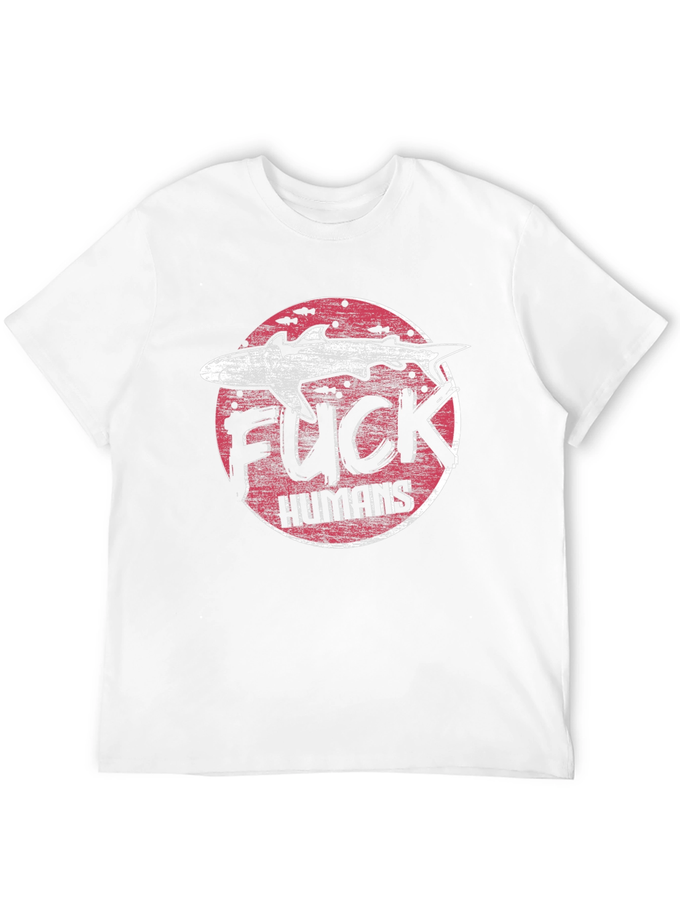 Shark Graphic T-Shirt - Anti-Human Design