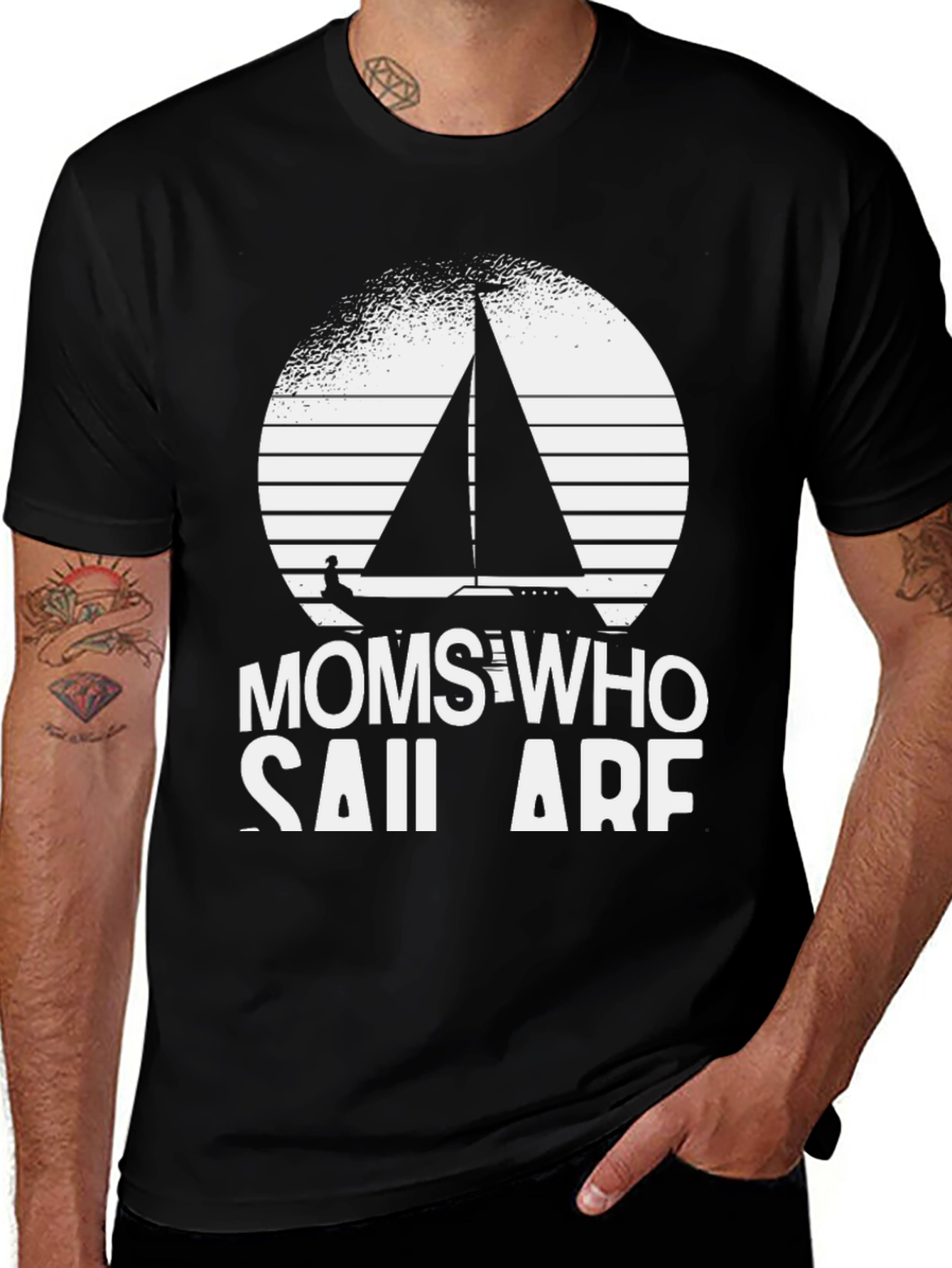 Moms Who Sail Are Awesome T-Shirt