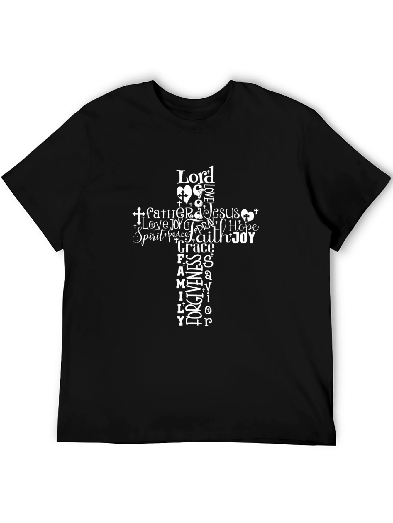 Faith Cross Graphic T-Shirt - Christian Inspired Apparel