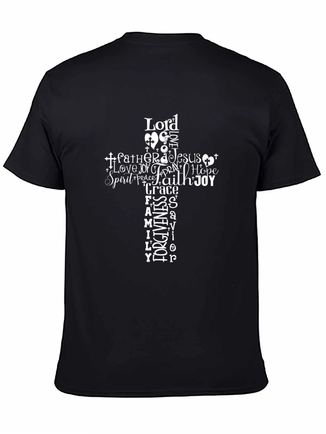 Faith Cross Graphic T-Shirt - Christian Inspired Apparel