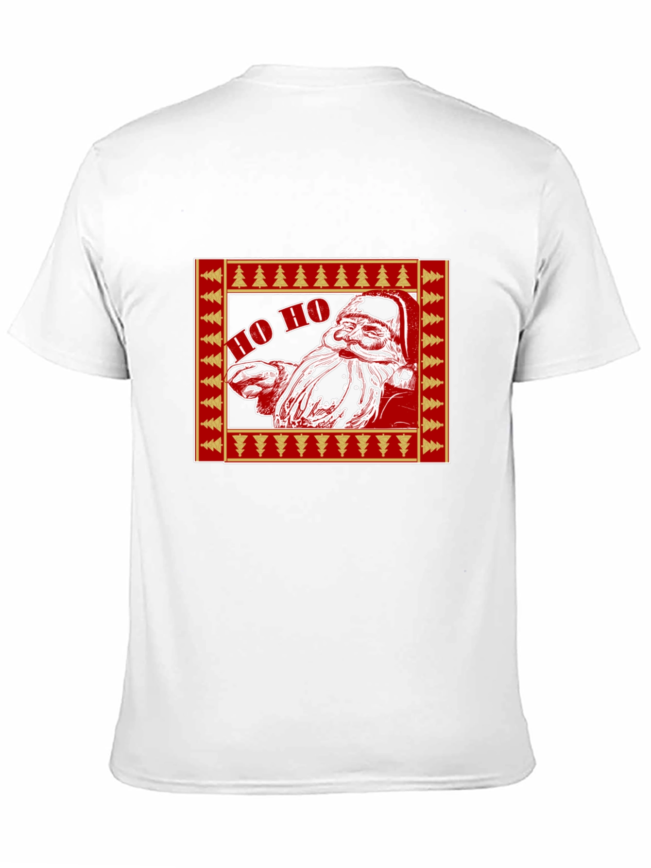 Festive Santa Claus Graphic T-Shirt