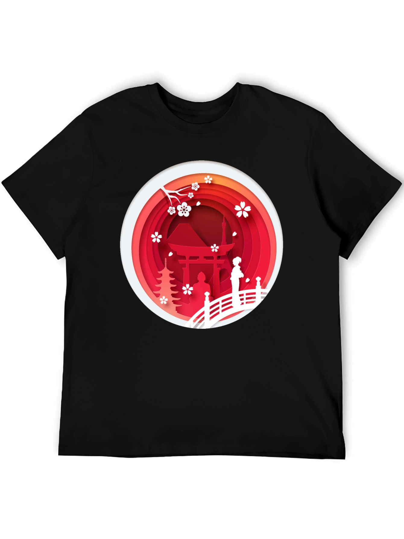 Japanese Scenery Graphic Tee