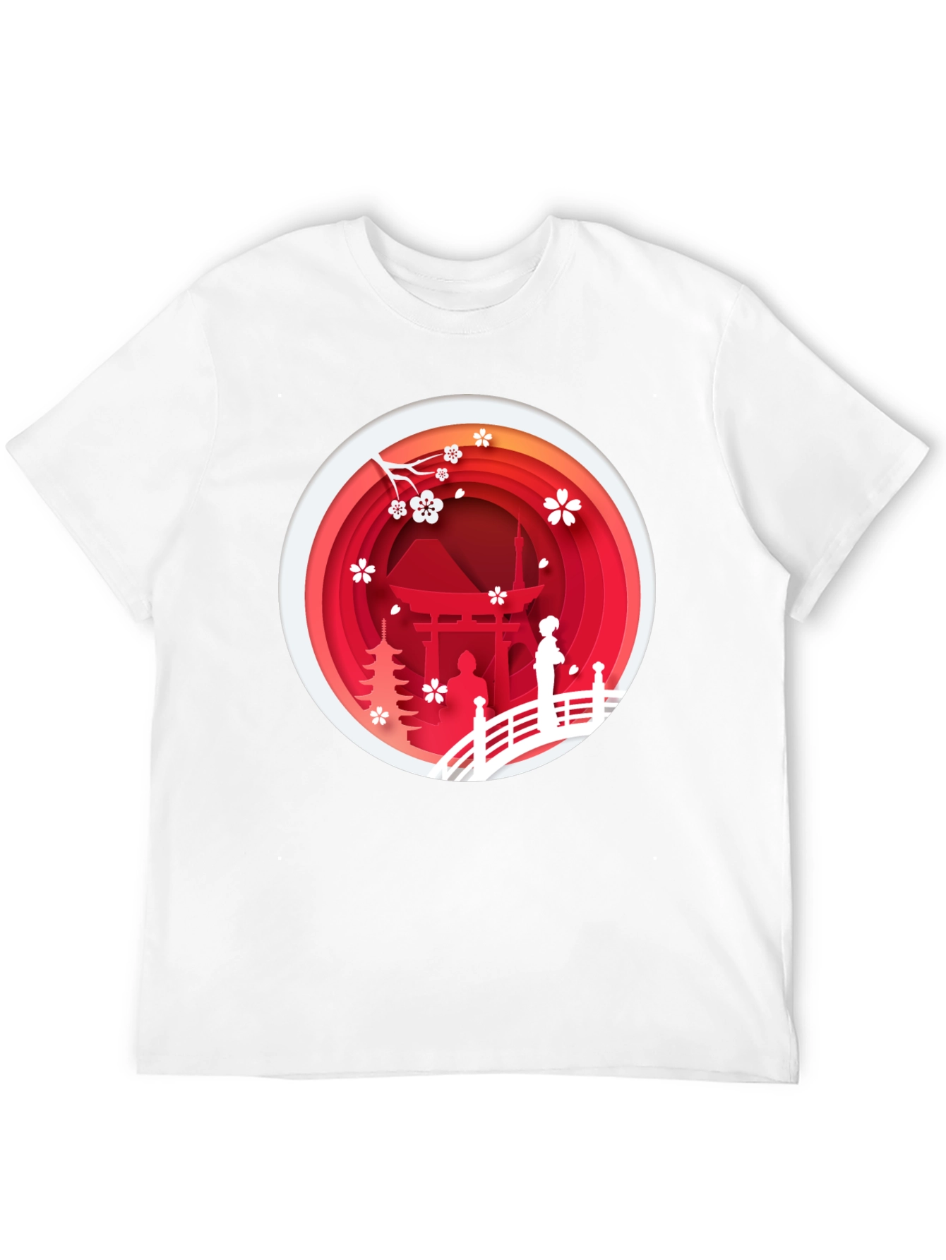 Japanese Scenery Graphic Tee