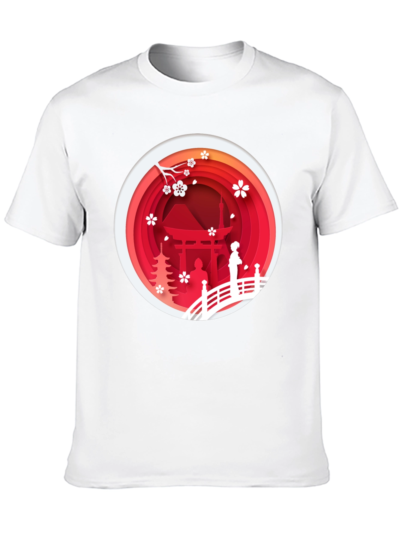 Japanese Scenery Graphic Tee