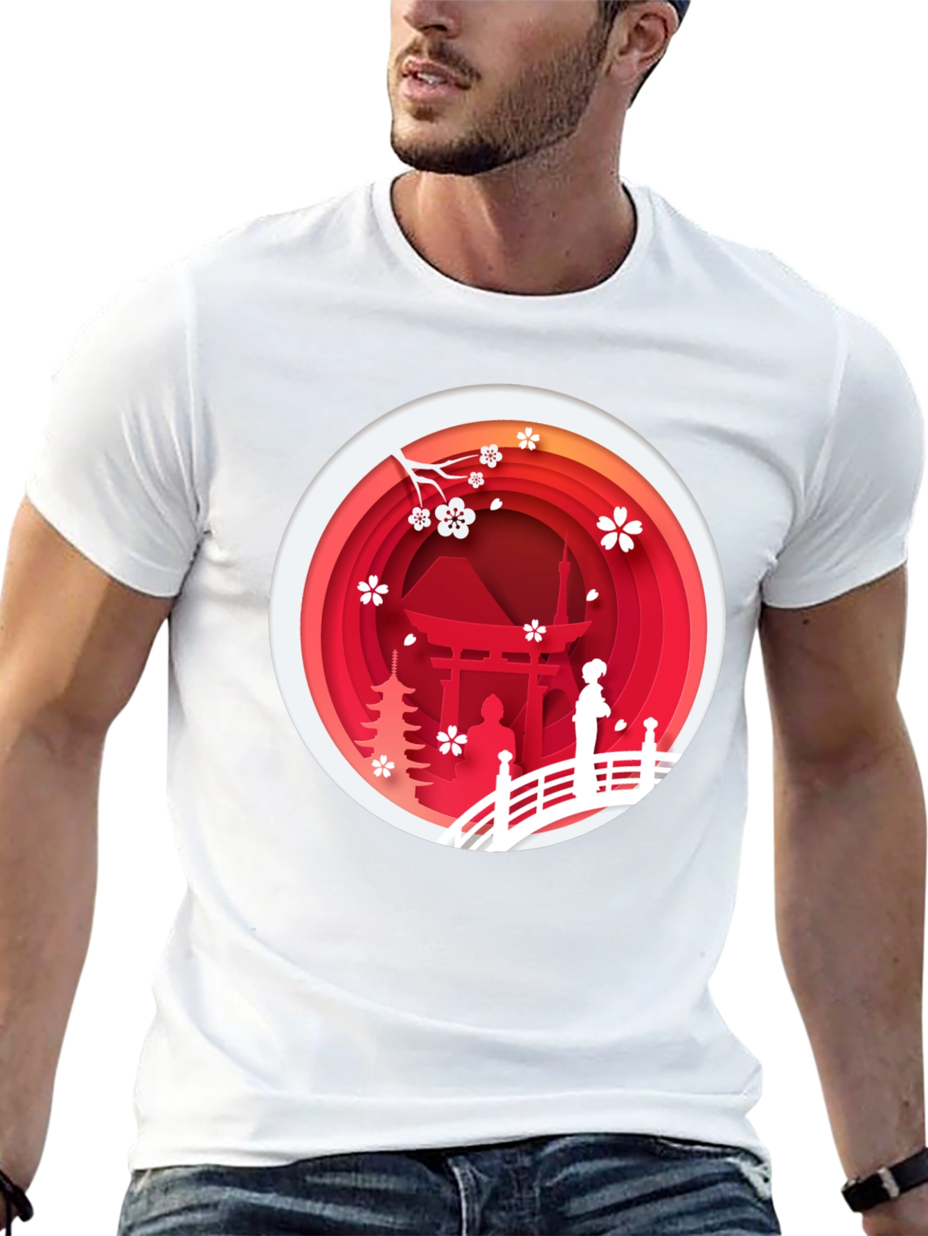 Japanese Scenery Graphic Tee