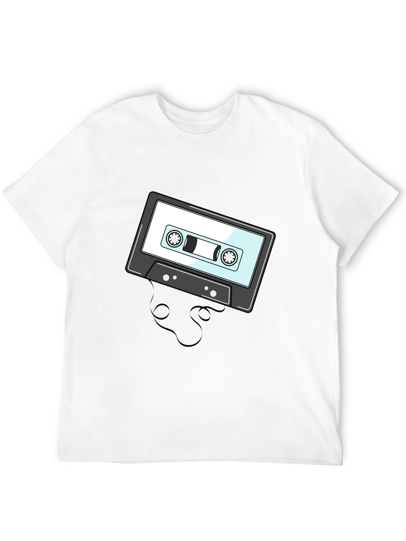 Retro Cassette Tape Graphic T-Shirt