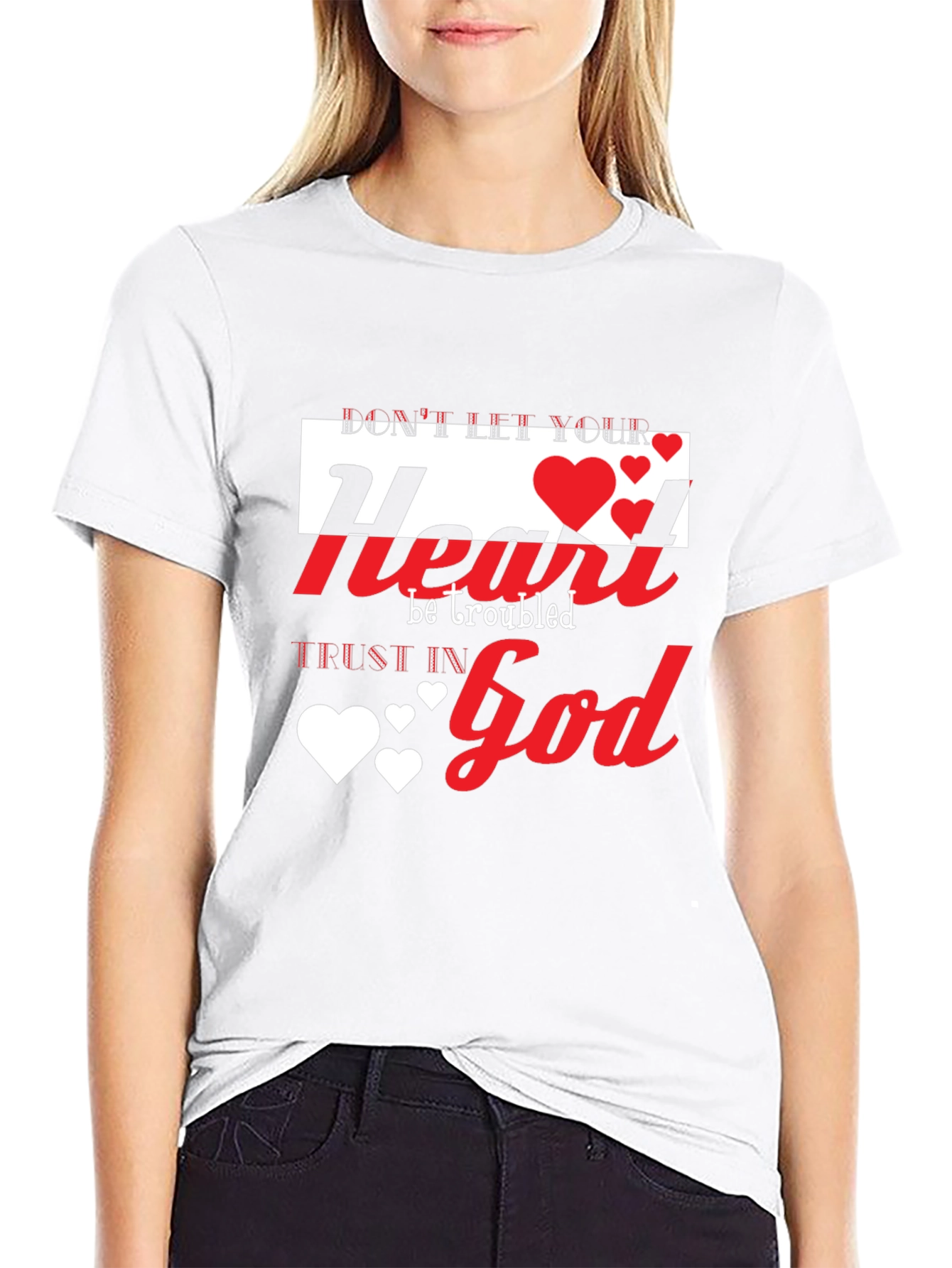 Dont Let Your Heart Be Troubled Christian T-Shirt