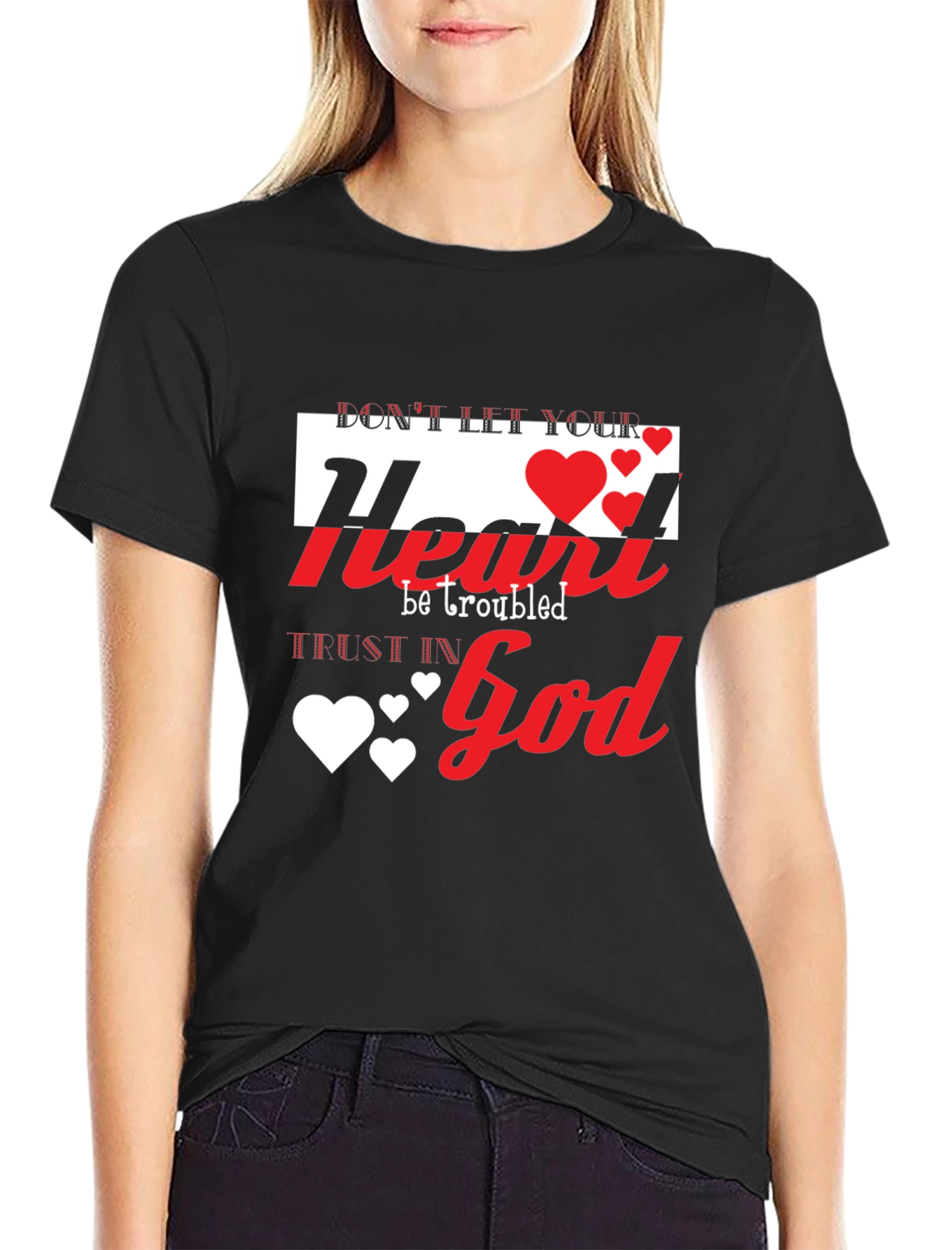 Dont Let Your Heart Be Troubled Christian T-Shirt