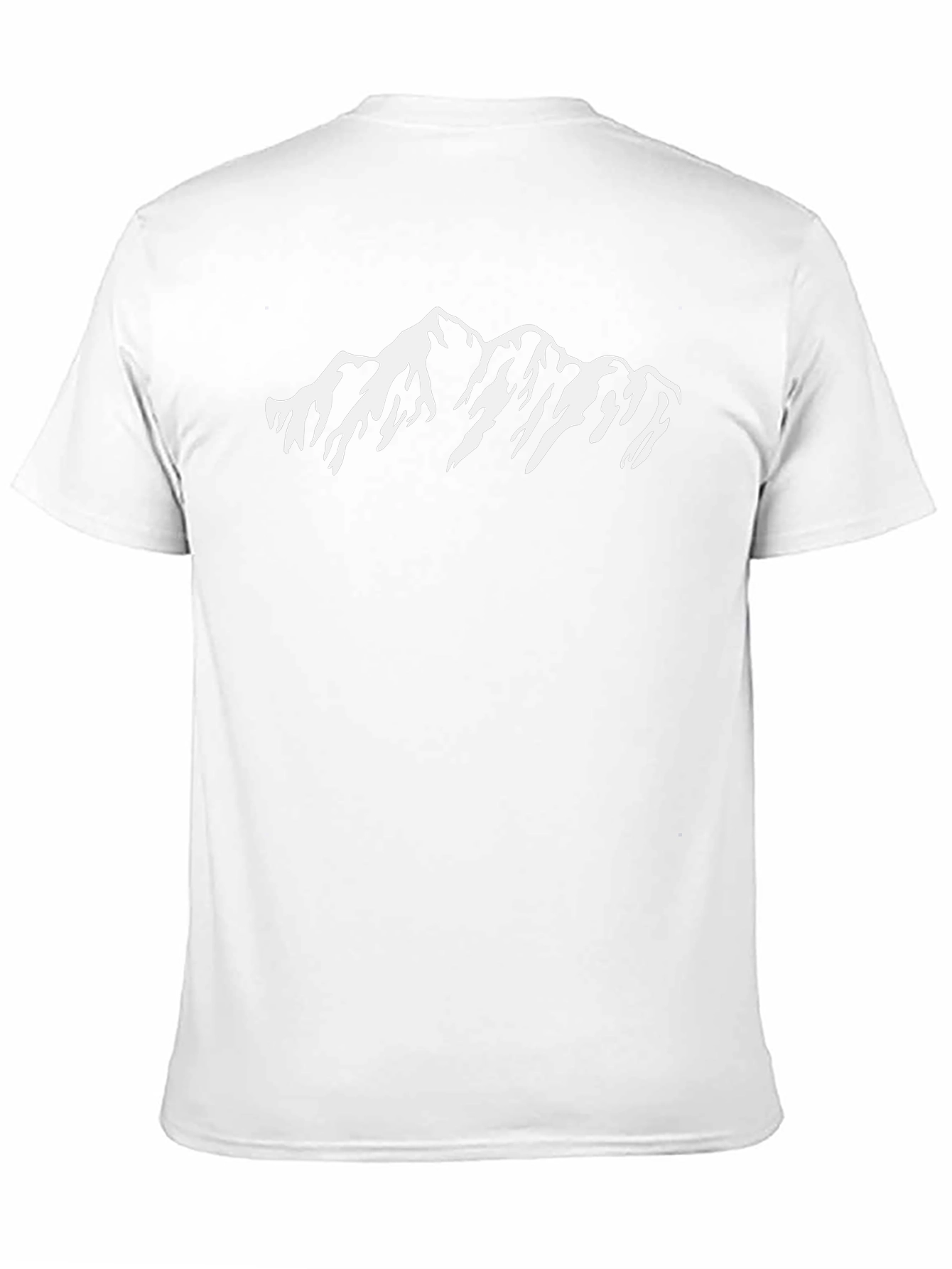 Mountain Peak Graphic Black T-Shirt