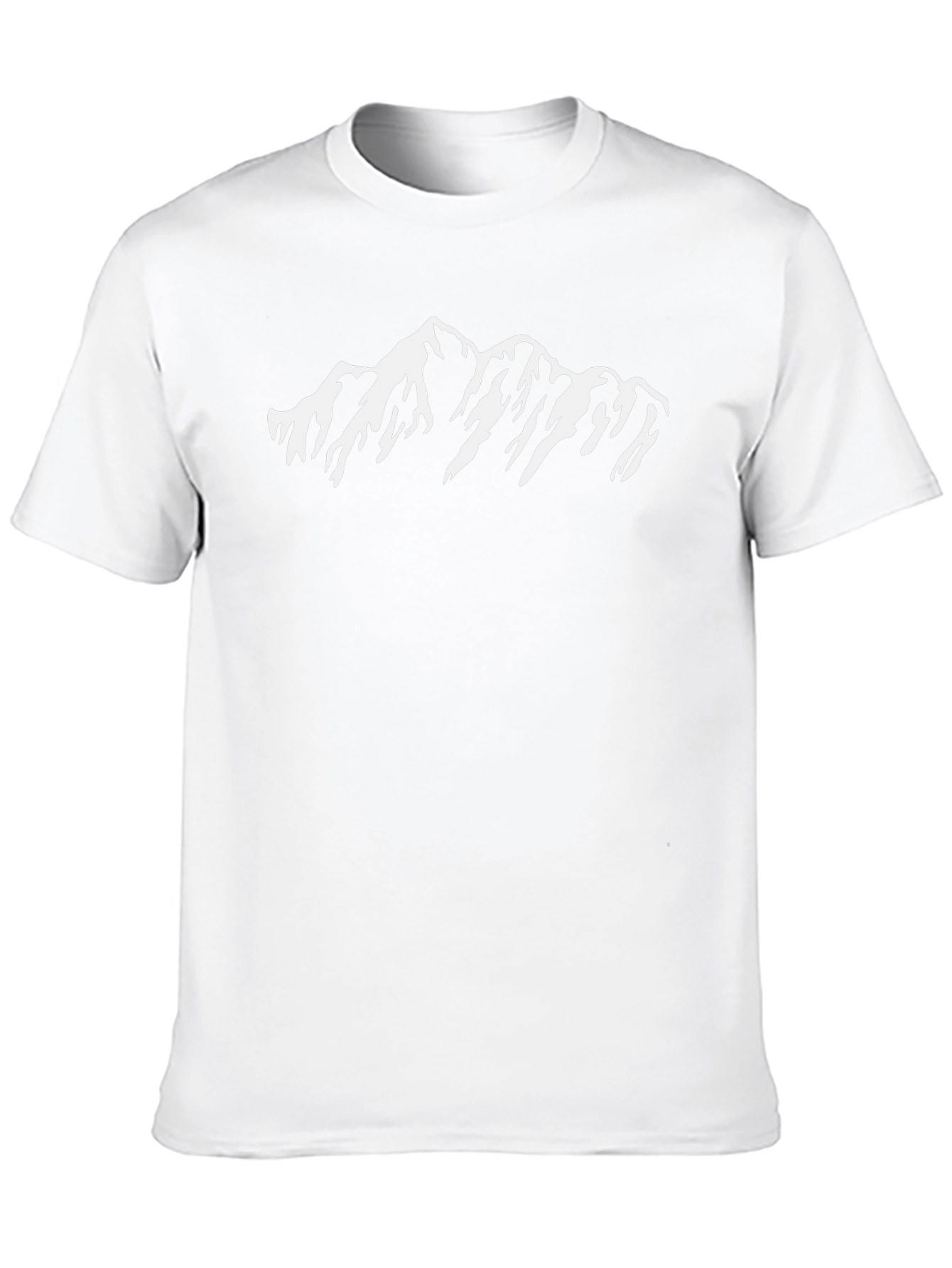 Mountain Peak Graphic Black T-Shirt