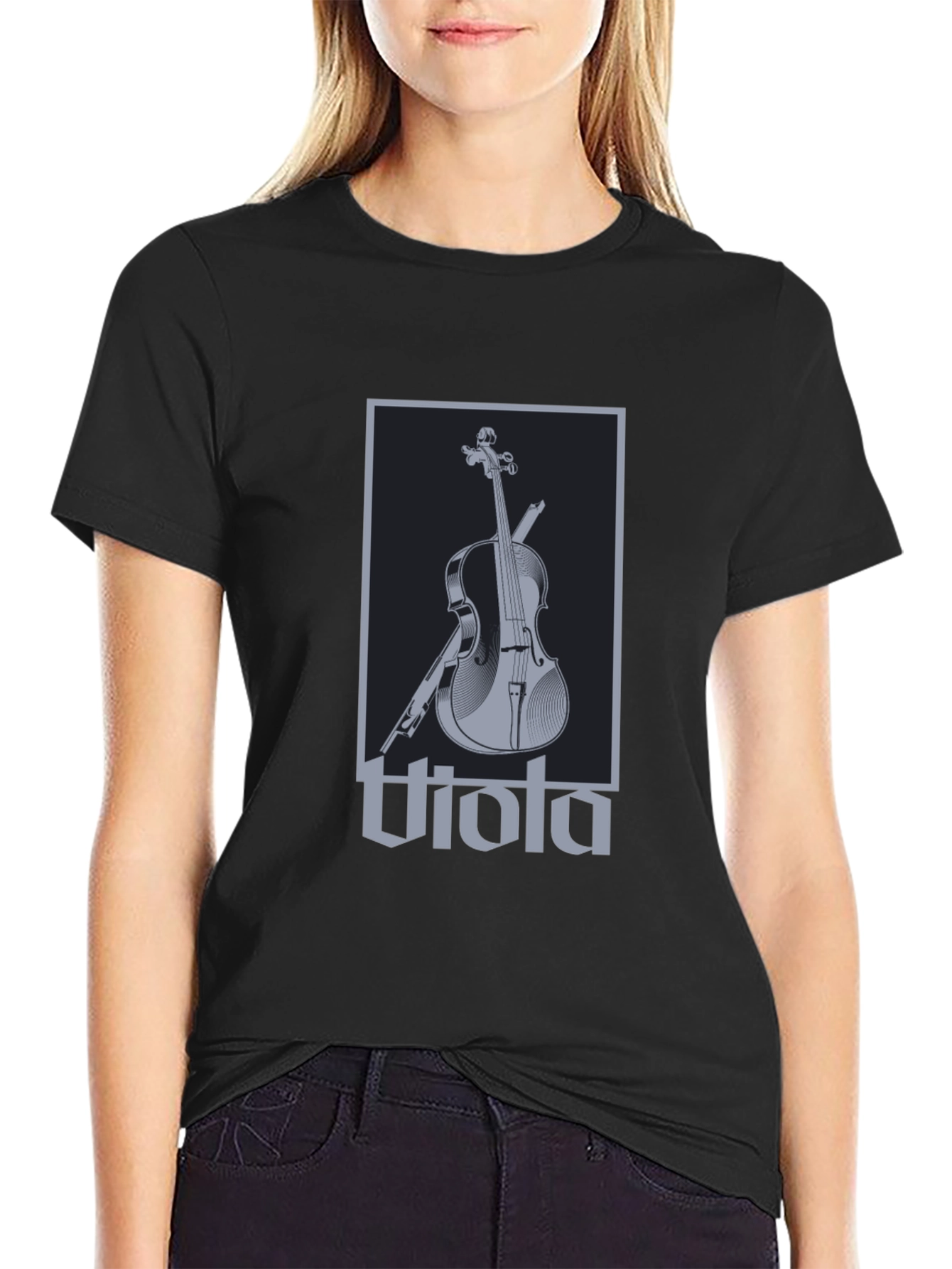Viola Music Instrument Graphic T-Shirt